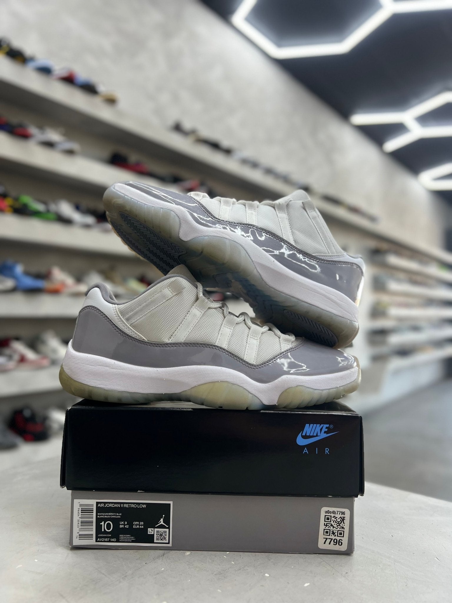 Jordan 11 Retro Low Cement Grey Sz 10 (PREOWNED) - Restock AveJordan 11 Retro Low Cement Grey Sz 10 (PREOWNED)Restock AveRestock Ave10Restock Ave