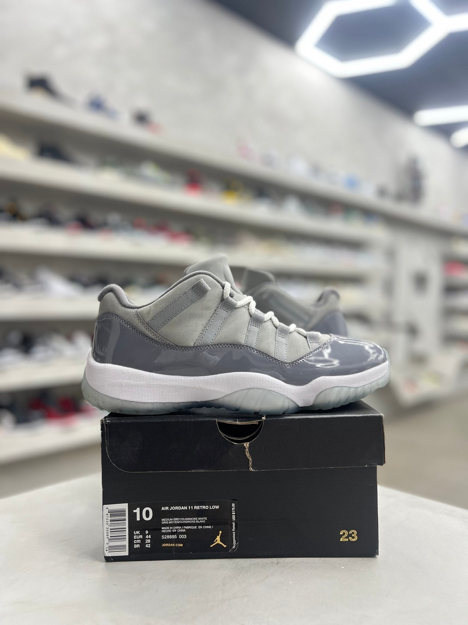 Jordan 11 Retro Low Cool Grey Sz 10 (PREOWNED) - Restock AveJordan 11 Retro Low Cool Grey Sz 10 (PREOWNED)Restock AveRestock Ave1028757363Restock Ave