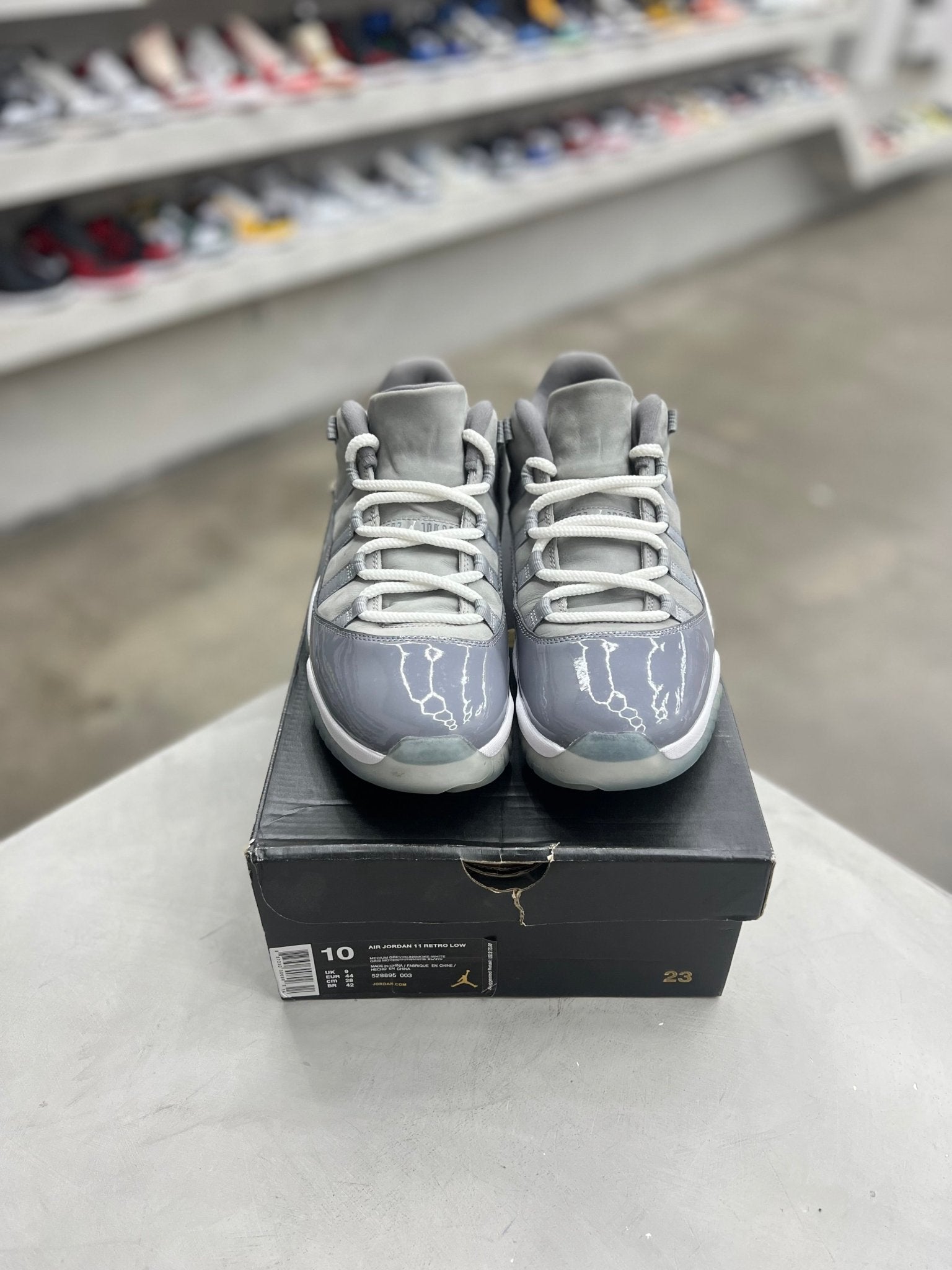 Jordan 11 Retro Low Cool Grey Sz 10 (PREOWNED) - Restock AveJordan 11 Retro Low Cool Grey Sz 10 (PREOWNED)Restock AveRestock Ave1028757363Restock Ave