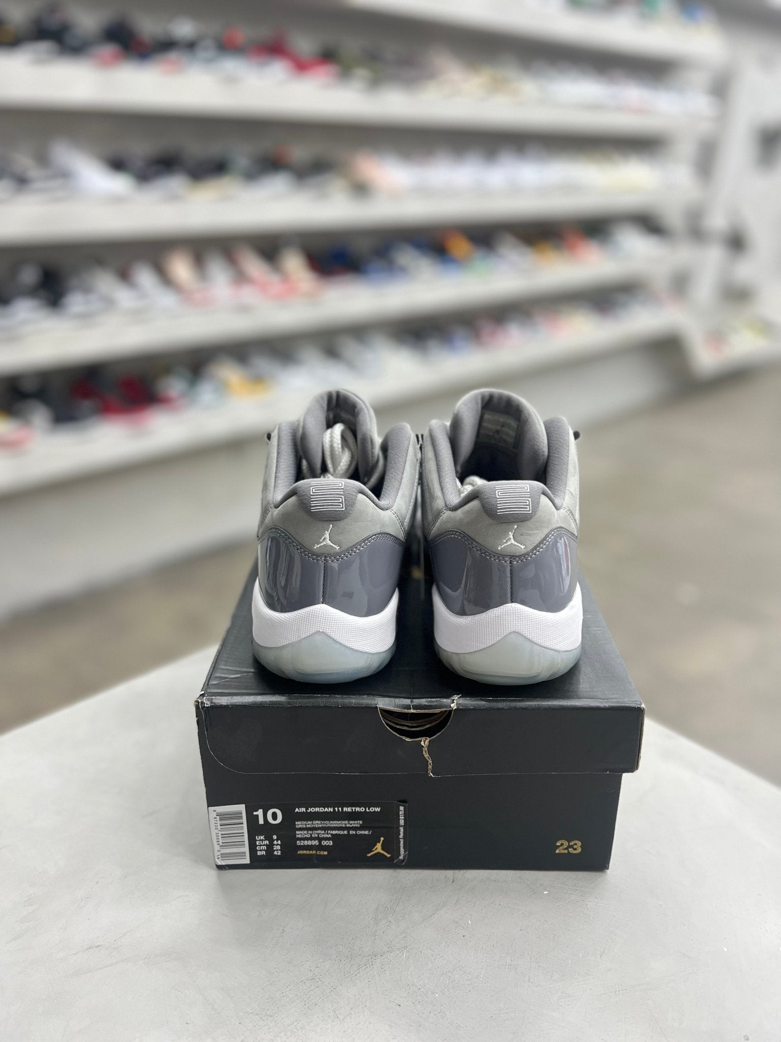 Jordan 11 Retro Low Cool Grey Sz 10 (PREOWNED) - Restock AveJordan 11 Retro Low Cool Grey Sz 10 (PREOWNED)Restock AveRestock Ave1028757363Restock Ave