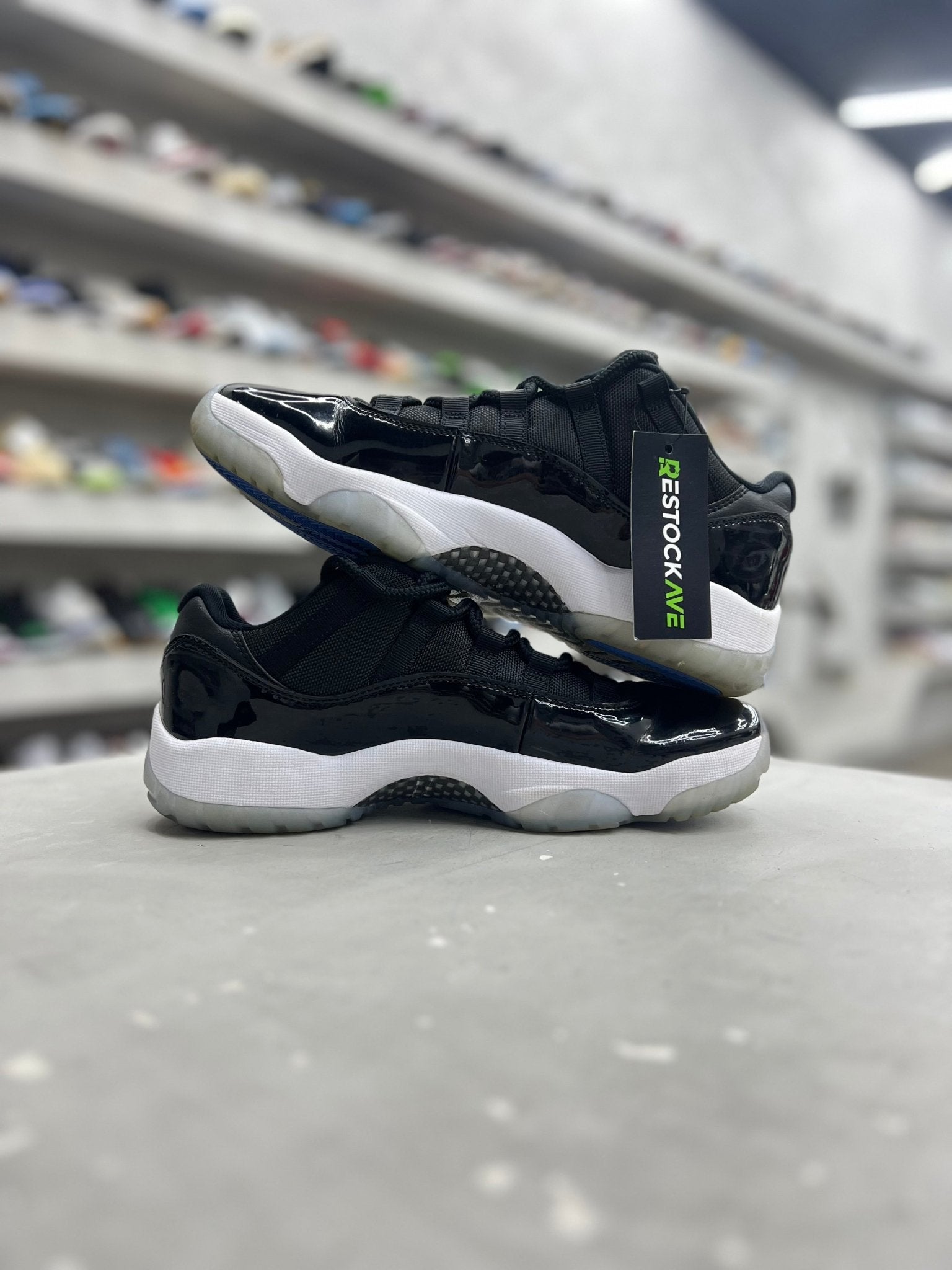 Jordan 11 Retro Low Space Jam Sz 9 (PREOWNED)(NO BOX) - Restock AveJordan 11 Retro Low Space Jam Sz 9 (PREOWNED)(NO BOX)Restock AveRestock Ave9Restock Ave