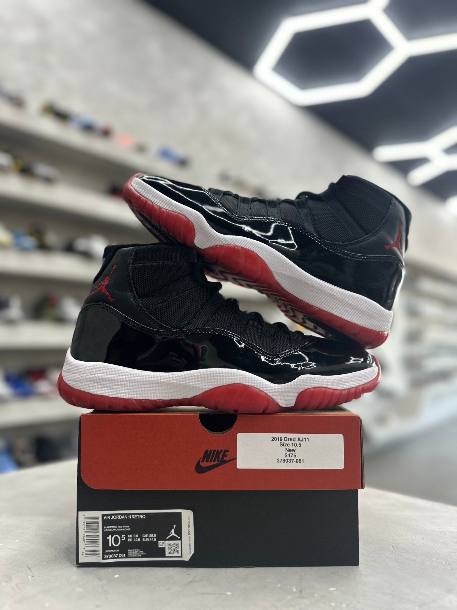 Jordan 11 Retro Playoffs Bred Sz 10.5 (PREOWNED) - Restock AveJordan 11 Retro Playoffs Bred Sz 10.5 (PREOWNED)Restock AveRestock Ave10.5Restock Ave