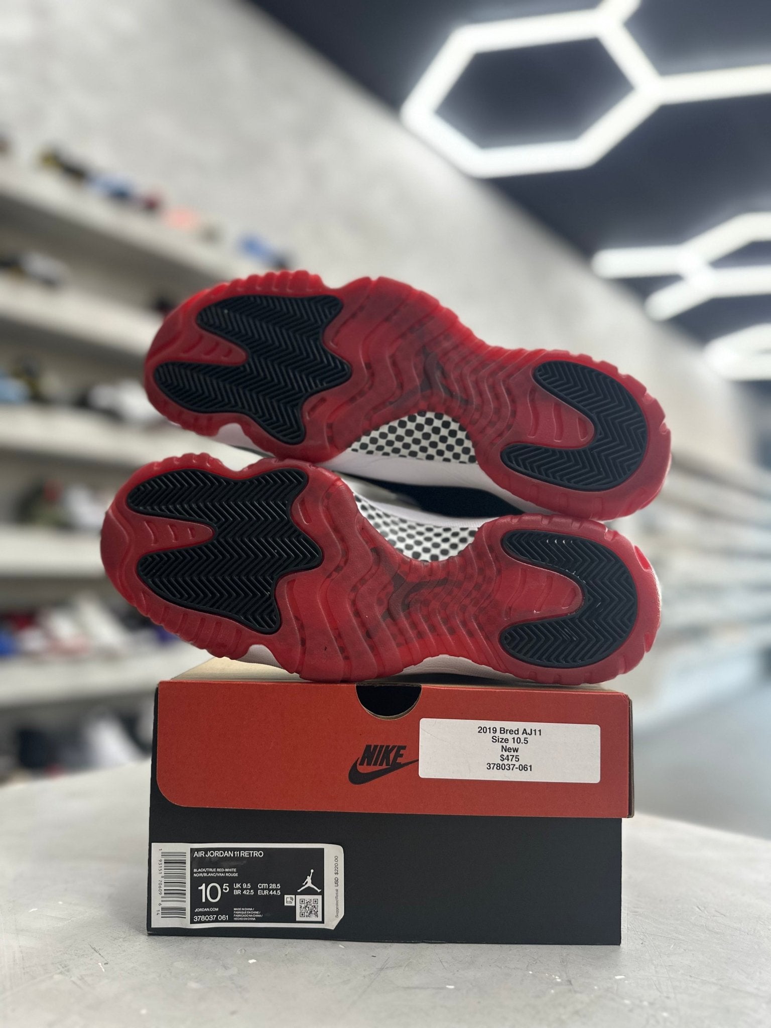 Jordan 11 Retro Playoffs Bred Sz 10.5 (PREOWNED) - Restock AveJordan 11 Retro Playoffs Bred Sz 10.5 (PREOWNED)Restock AveRestock Ave10.5Restock Ave