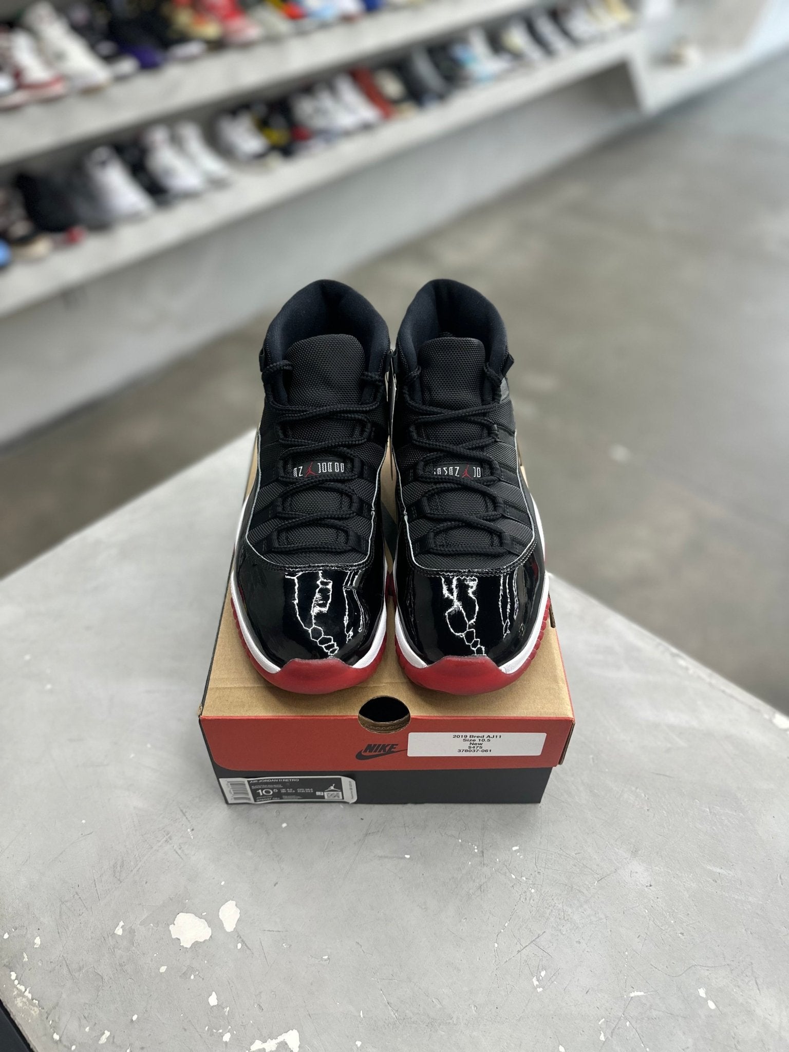 Jordan 11 Retro Playoffs Bred Sz 10.5 (PREOWNED) - Restock AveJordan 11 Retro Playoffs Bred Sz 10.5 (PREOWNED)Restock AveRestock Ave10.5Restock Ave