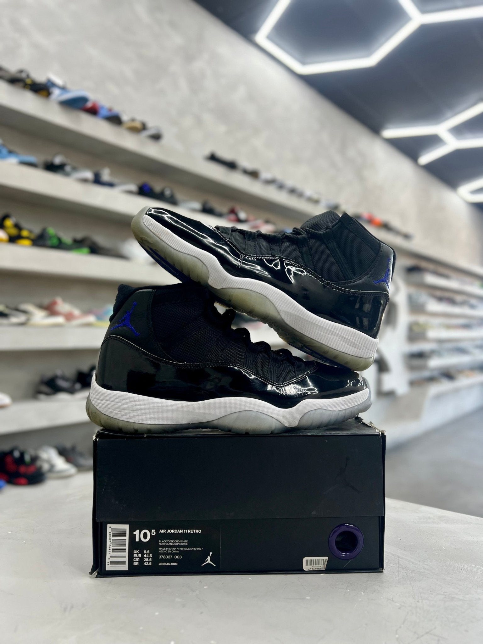 Jordan 11 Retro Space Jam Sz 10.5 (PREOWNED) - Restock AveJordan 11 Retro Space Jam Sz 10.5 (PREOWNED)Restock AveRestock Ave10.586712435Restock Ave