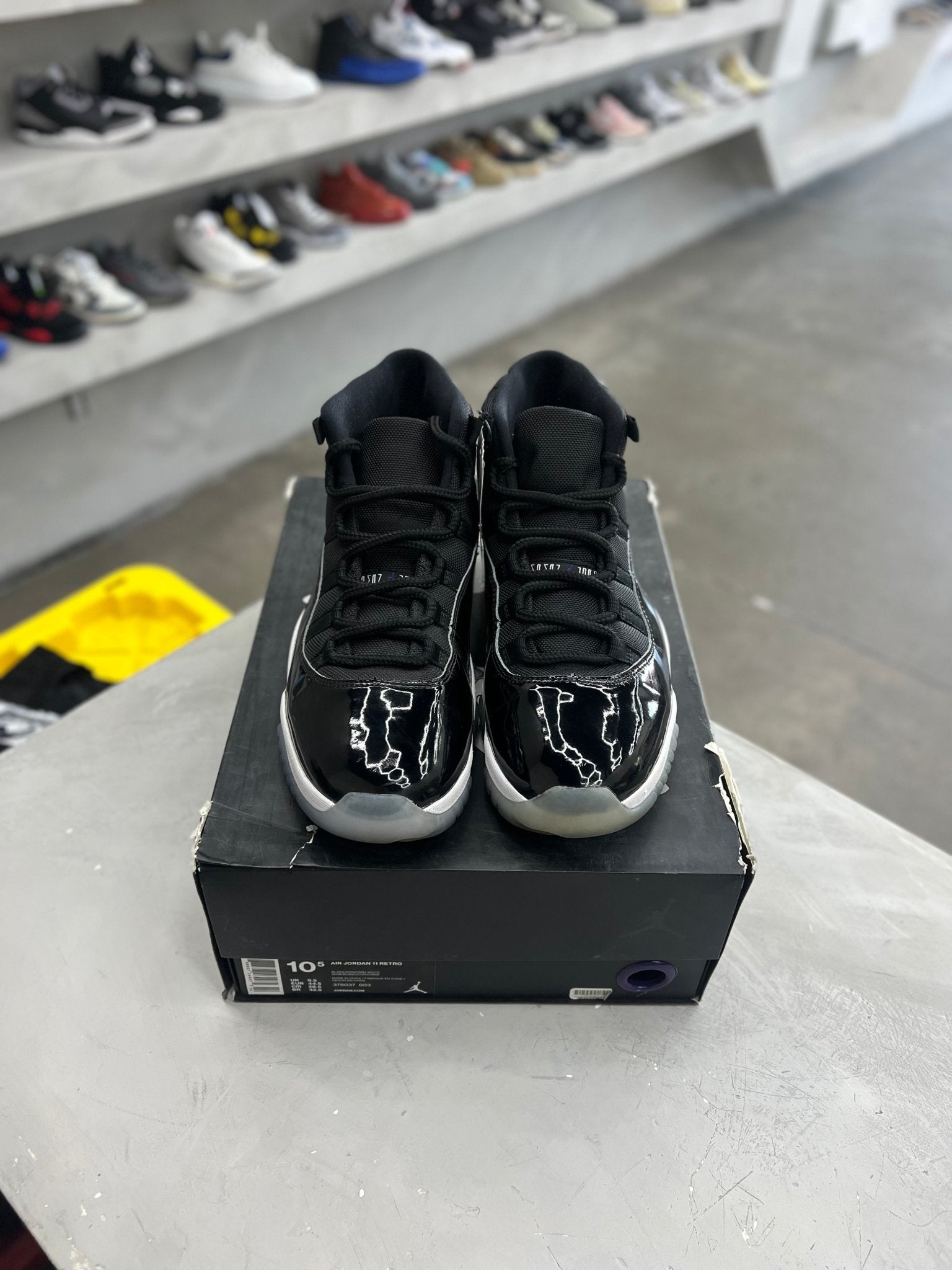 Jordan 11 Retro Space Jam Sz 10.5 (PREOWNED) - Restock AveJordan 11 Retro Space Jam Sz 10.5 (PREOWNED)Restock AveRestock Ave10.586712435Restock Ave