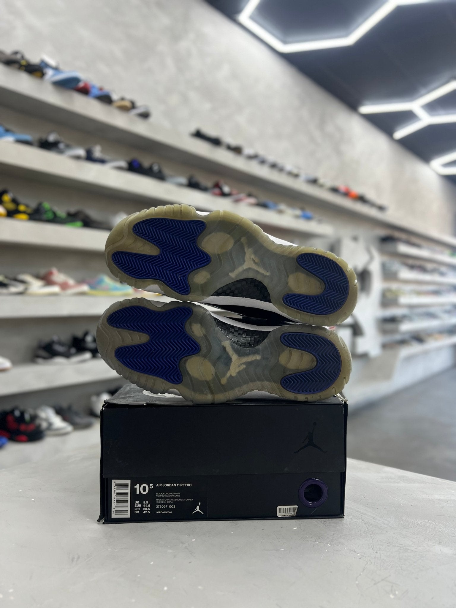Jordan 11 Retro Space Jam Sz 10.5 (PREOWNED) - Restock AveJordan 11 Retro Space Jam Sz 10.5 (PREOWNED)Restock AveRestock Ave10.586712435Restock Ave