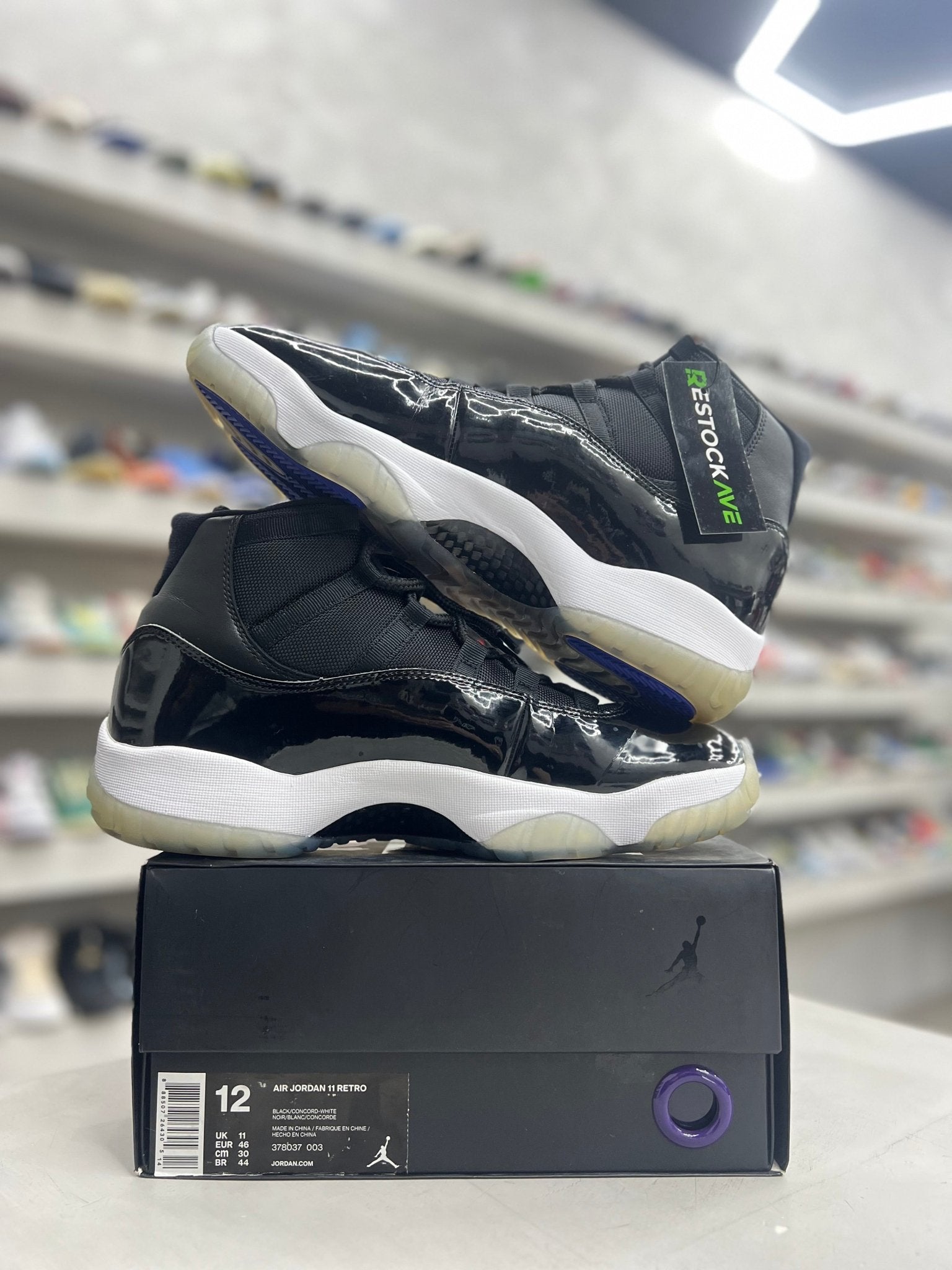 Jordan 11 Retro Space Jam Sz 12 (PREOWNED) - Restock AveJordan 11 Retro Space Jam Sz 12 (PREOWNED)Restock AveRestock Ave1288490867Restock Ave