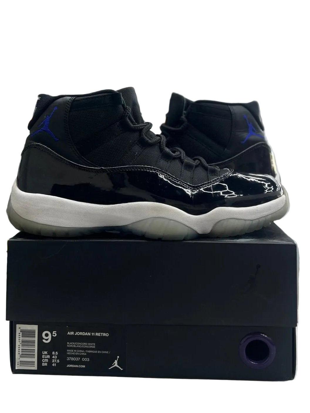 Jordan 11 Retro Space Jam Sz 9.5 (PREOWNED) - Restock AveJordan 11 Retro Space Jam Sz 9.5 (PREOWNED)Restock AveRestock Ave9.5Restock Ave