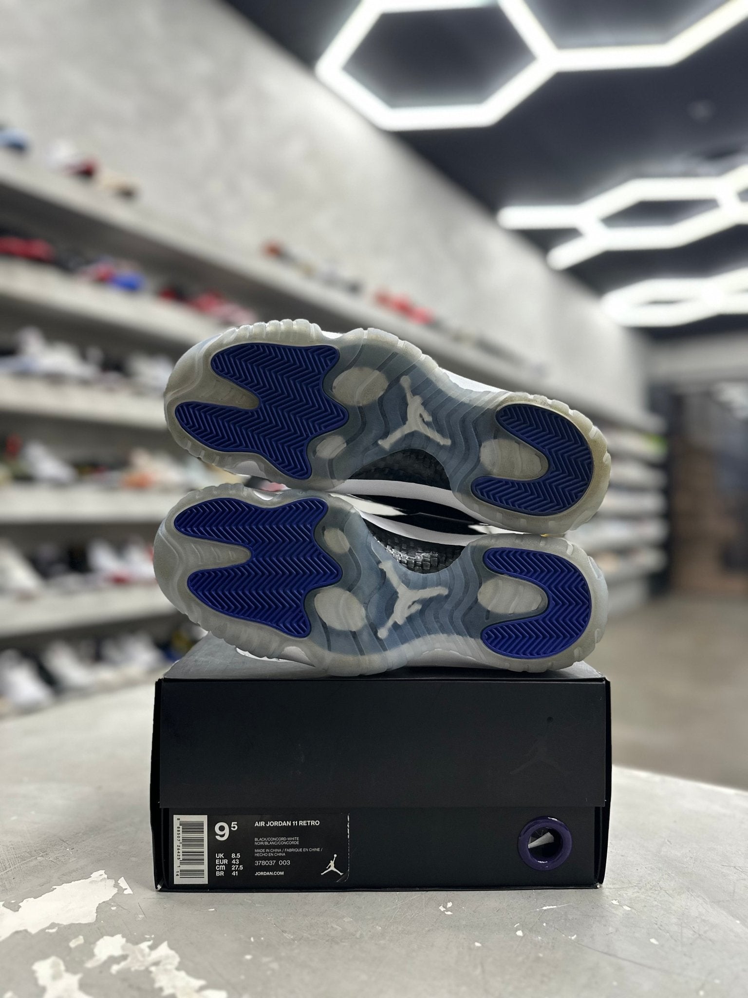Jordan 11 Retro Space Jam Sz 9.5 (PREOWNED) - Restock AveJordan 11 Retro Space Jam Sz 9.5 (PREOWNED)Restock AveRestock Ave9.5Restock Ave
