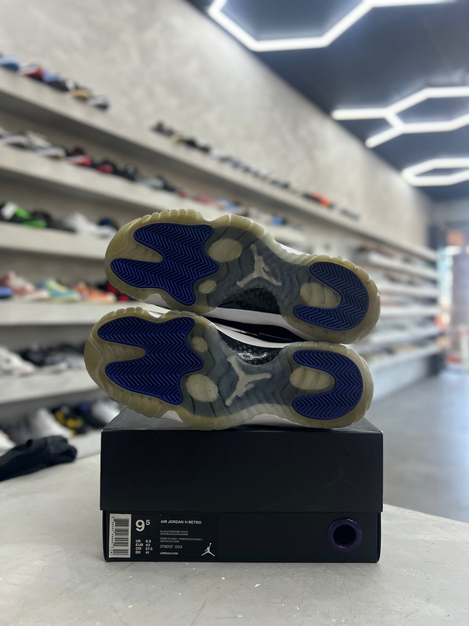 Jordan 11 Retro Space Jam Sz 9.5 (PREOWNED) - Restock AveJordan 11 Retro Space Jam Sz 9.5 (PREOWNED)Restock AveRestock Ave9.5Restock Ave