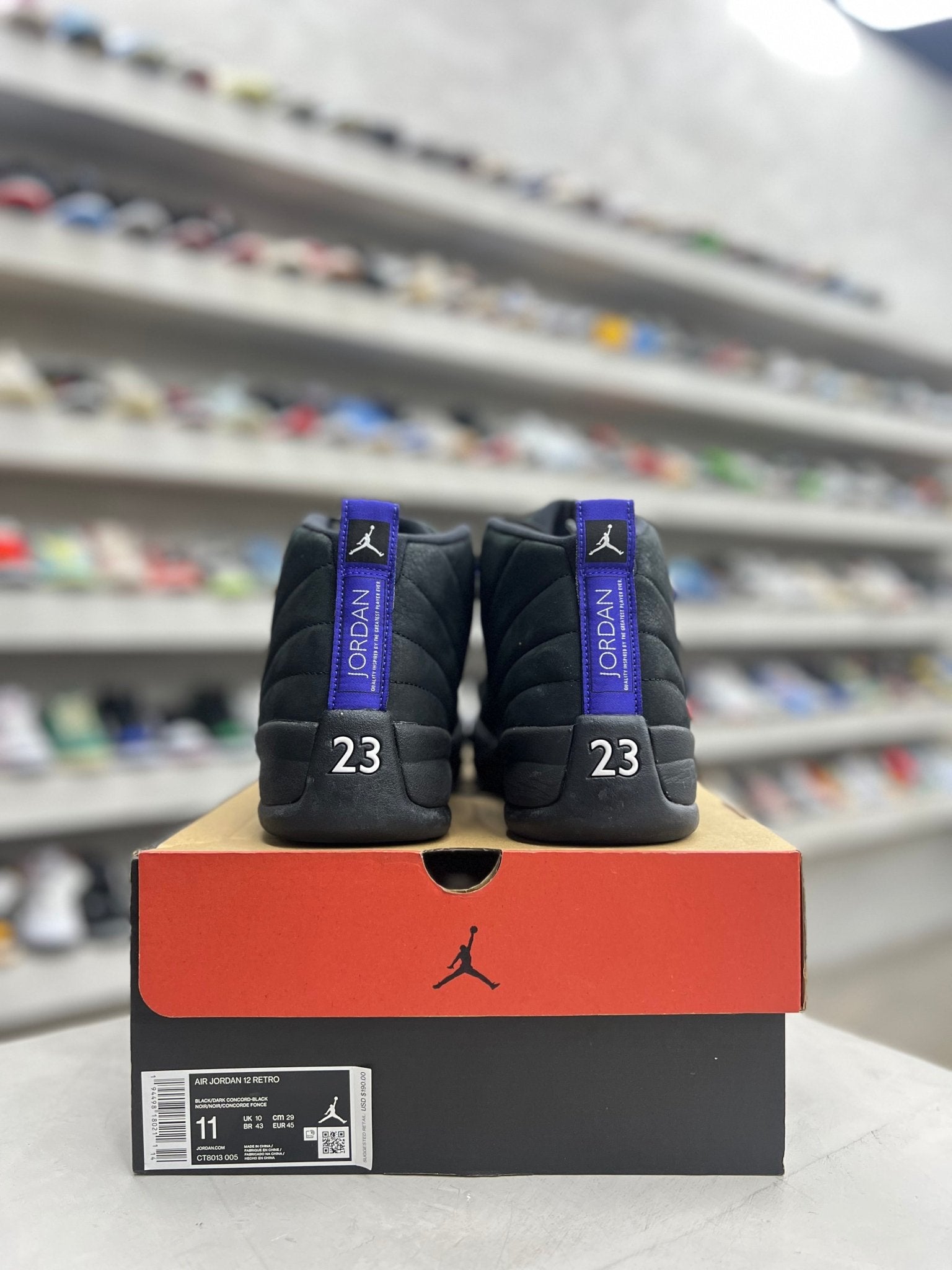 Jordan 12 Retro Black Dark Concord Sz 11 (PREOWNED) - Restock AveJordan 12 Retro Black Dark Concord Sz 11 (PREOWNED)Restock AveRestock Ave1187927667Restock Ave