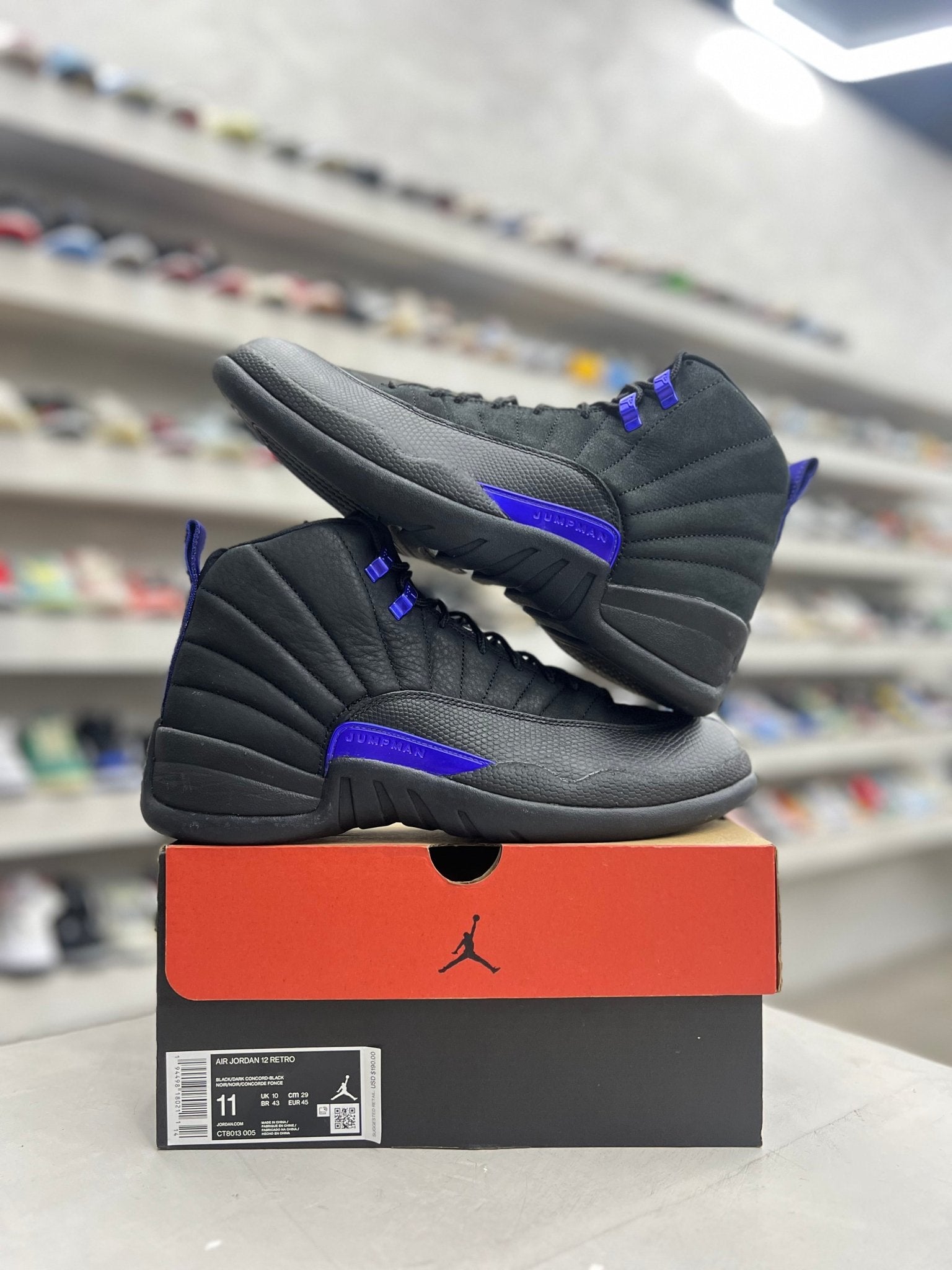 Jordan 12 Retro Black Dark Concord Sz 11 (PREOWNED) - Restock AveJordan 12 Retro Black Dark Concord Sz 11 (PREOWNED)Restock AveRestock Ave1187927667Restock Ave