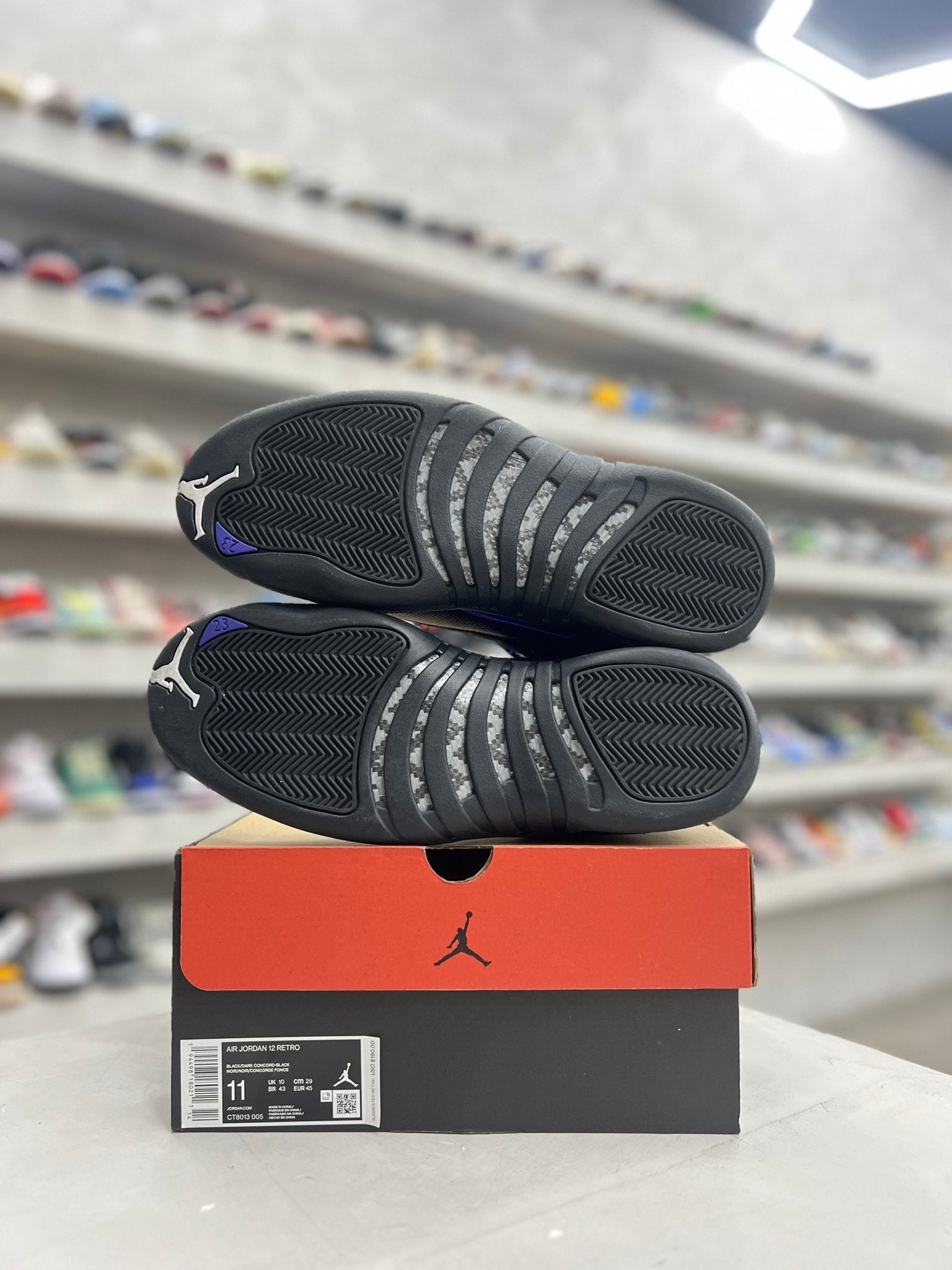 Jordan 12 Retro Black Dark Concord Sz 11 (PREOWNED) - Restock AveJordan 12 Retro Black Dark Concord Sz 11 (PREOWNED)Restock AveRestock Ave1187927667Restock Ave