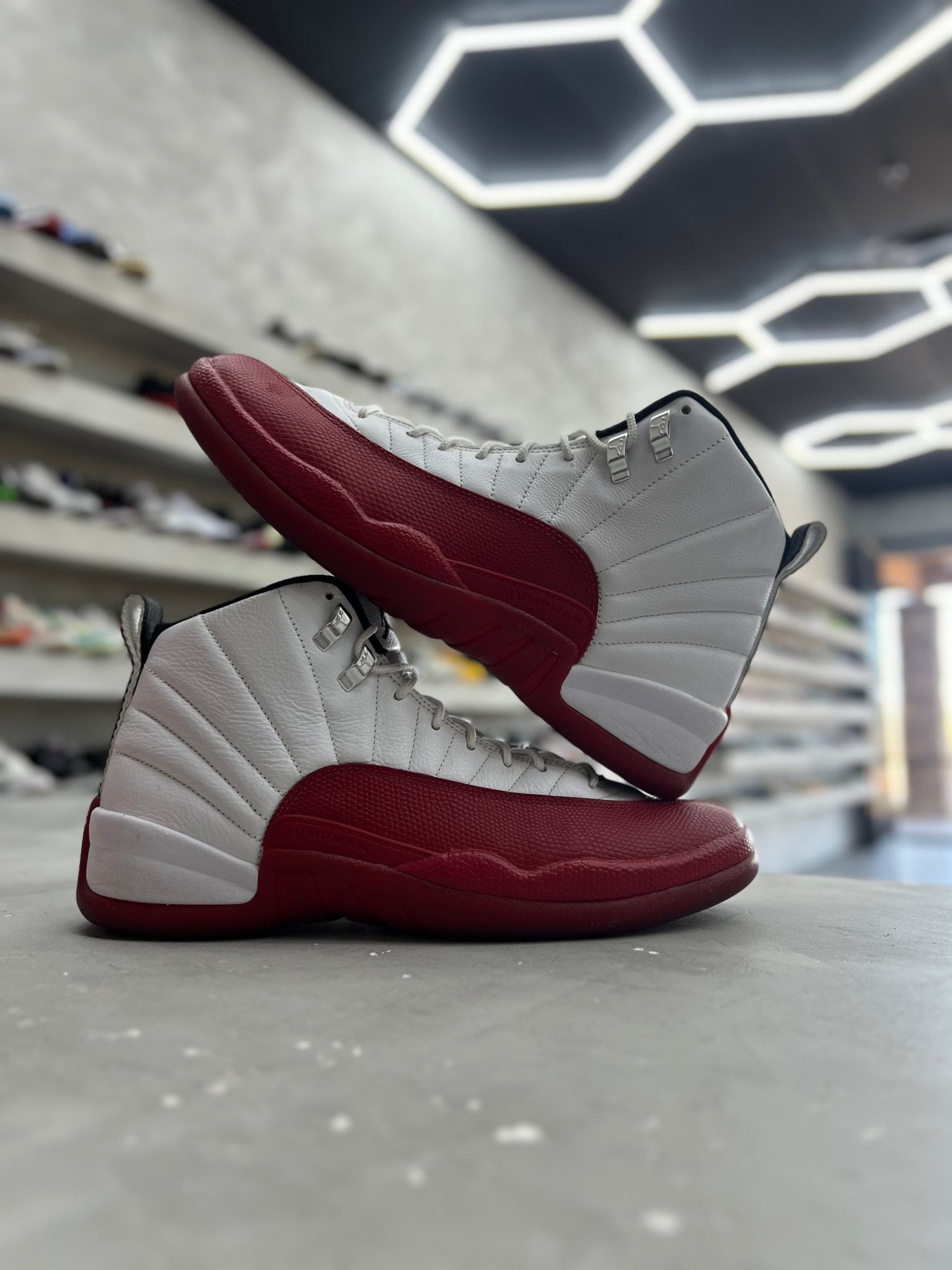Jordan 12 Retro Cherry Sz 11.5 (PREOWNED) - Restock AveJordan 12 Retro Cherry Sz 11.5 (PREOWNED)Restock AveRestock Ave11.5Restock Ave
