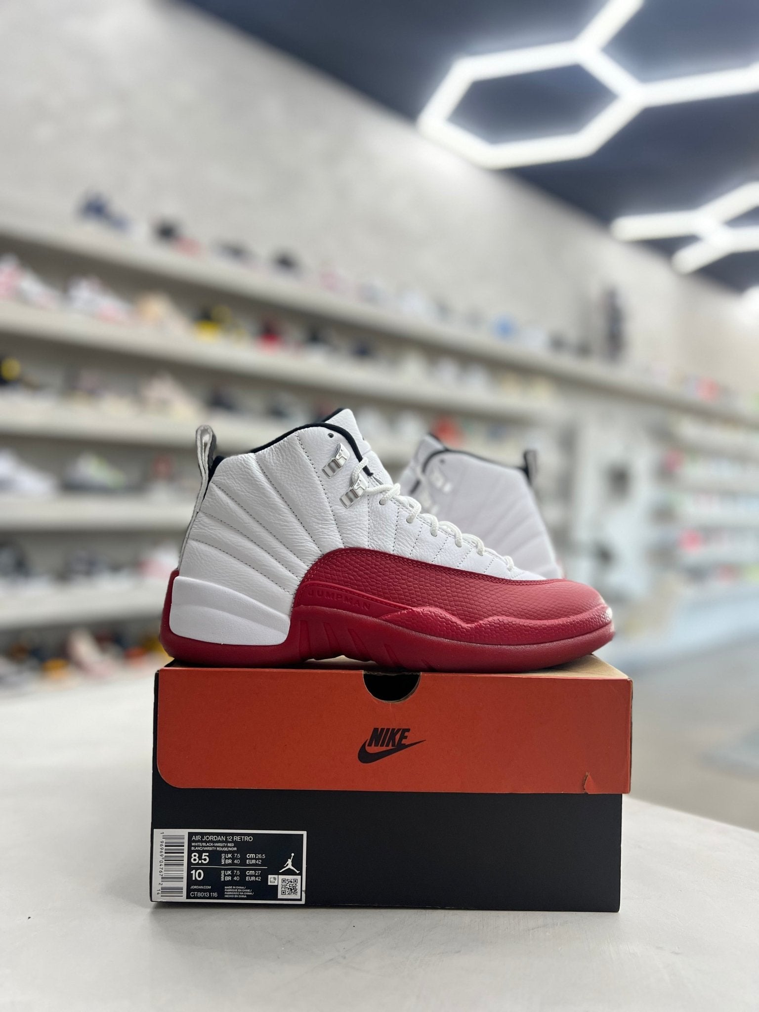 Jordan 12 Retro Cherry Sz 8.5 (PREOWNED) - Restock AveJordan 12 Retro Cherry Sz 8.5 (PREOWNED)Restock AveRestock Ave8.5Restock Ave