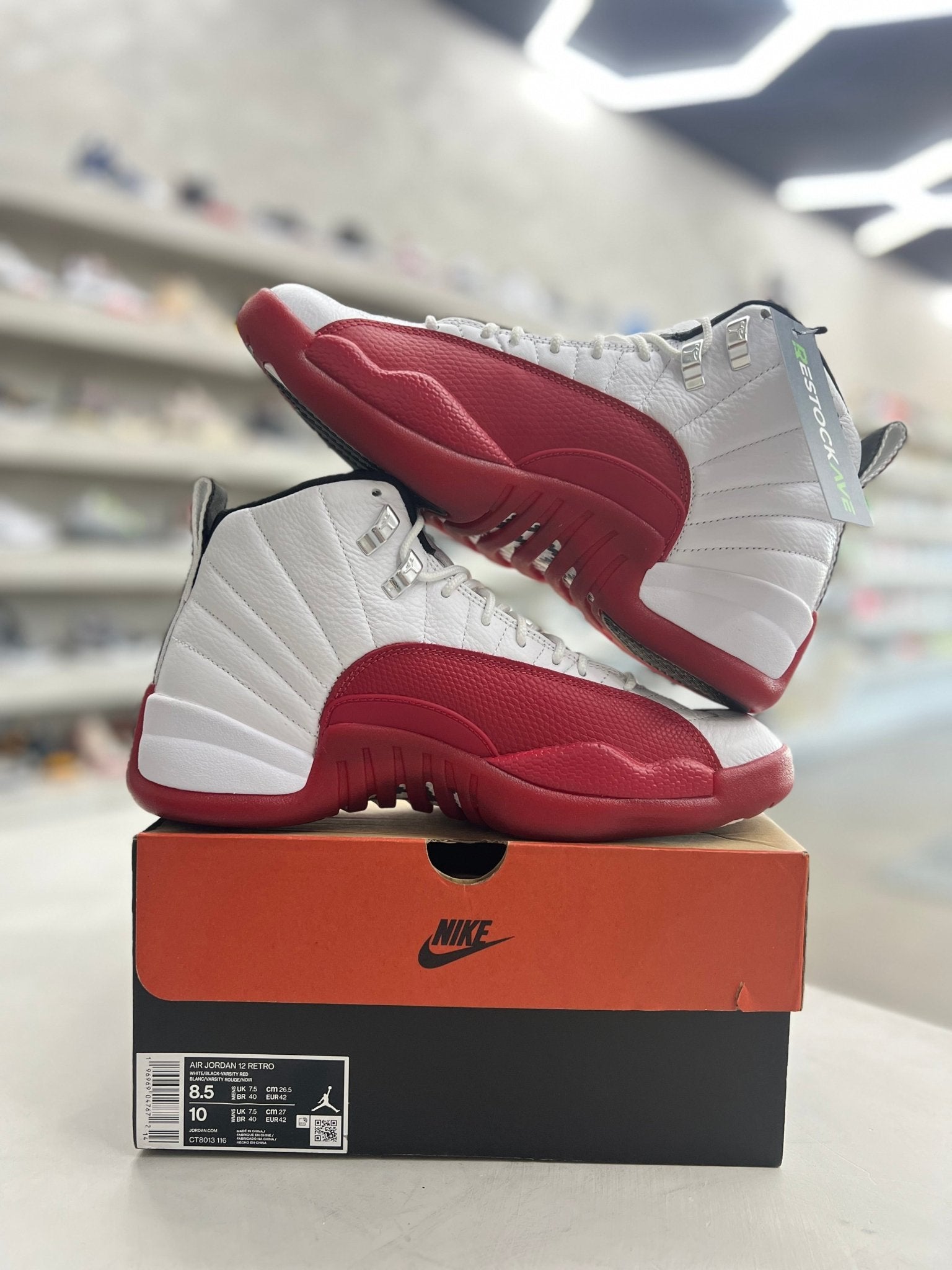 Jordan 12 Retro Cherry Sz 8.5 (PREOWNED) - Restock AveJordan 12 Retro Cherry Sz 8.5 (PREOWNED)Restock AveRestock Ave8.5Restock Ave