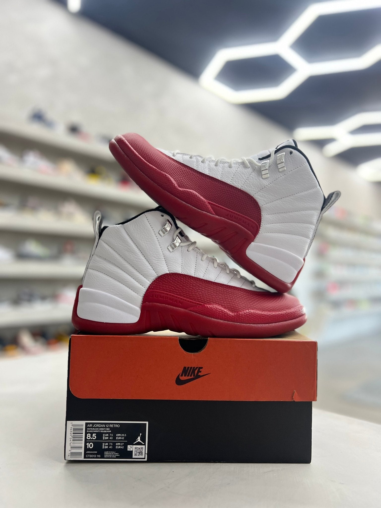 Jordan 12 Retro Cherry Sz 8.5 (PREOWNED) - Restock AveJordan 12 Retro Cherry Sz 8.5 (PREOWNED)Restock AveRestock Ave8.5Restock Ave