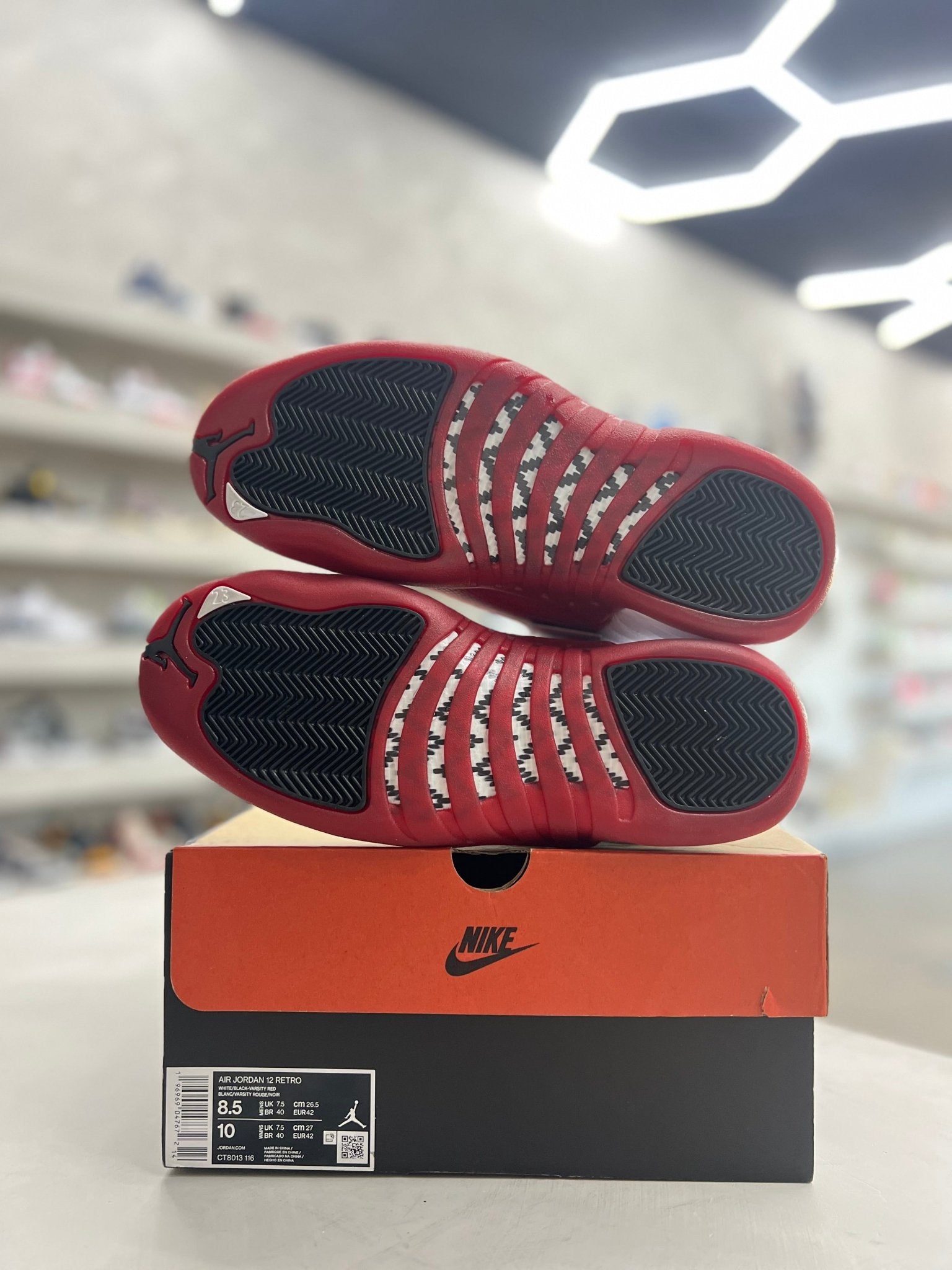 Jordan 12 Retro Cherry Sz 8.5 (PREOWNED) - Restock AveJordan 12 Retro Cherry Sz 8.5 (PREOWNED)Restock AveRestock Ave8.5Restock Ave