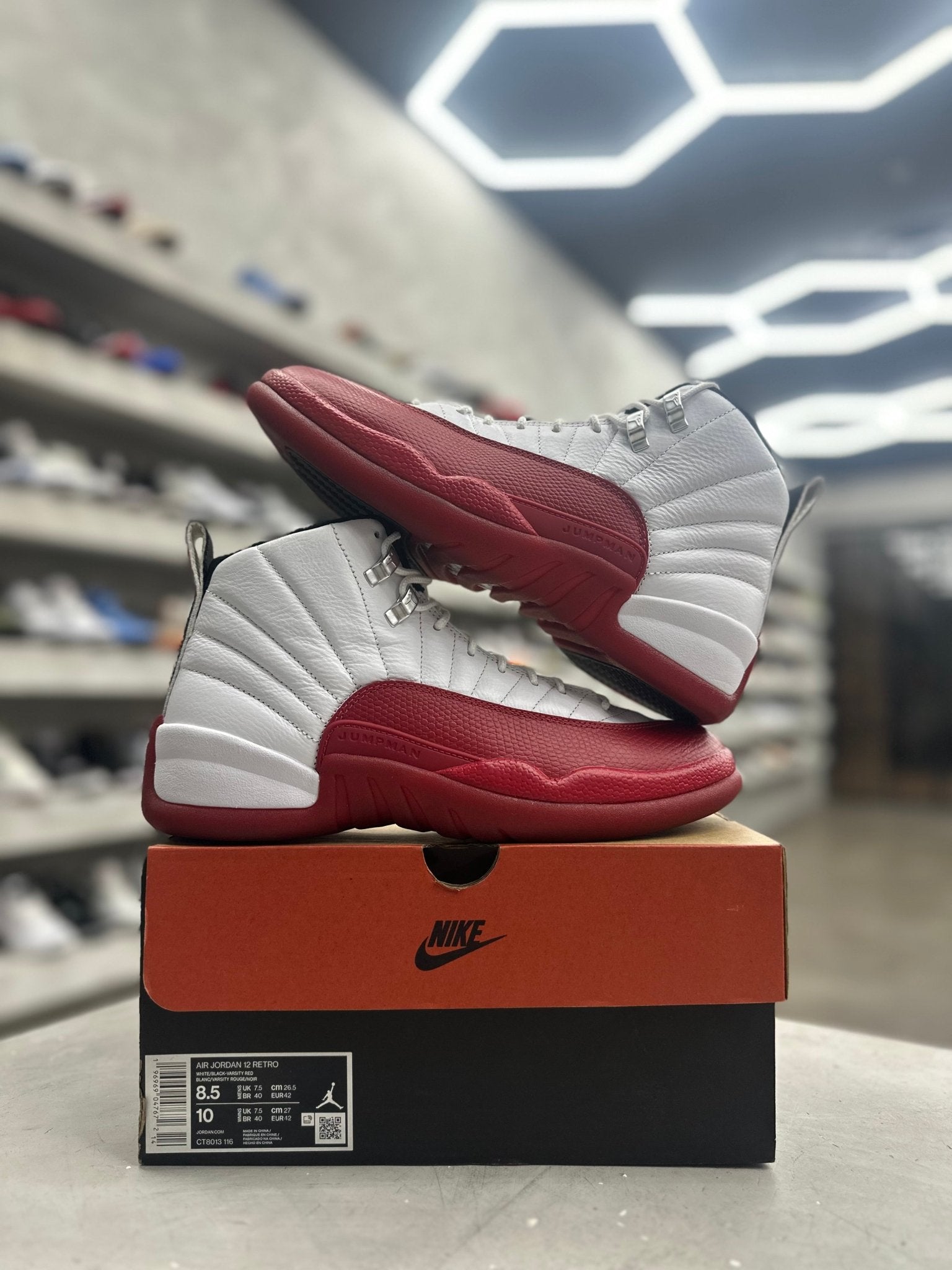 Jordan 12 Retro Cherry Sz 8.5 (PREOWNED) - Restock AveJordan 12 Retro Cherry Sz 8.5 (PREOWNED)Restock AveRestock Ave8.5Restock Ave