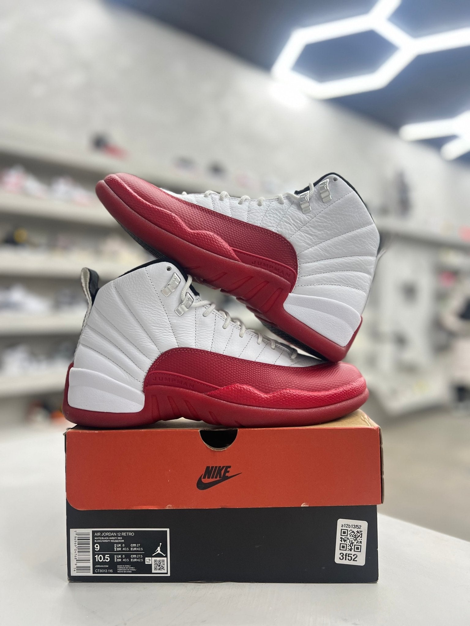 Jordan 12 Retro Cherry Sz 9 (PREOWNED) - Restock AveJordan 12 Retro Cherry Sz 9 (PREOWNED)Restock AveRestock Ave9Restock Ave