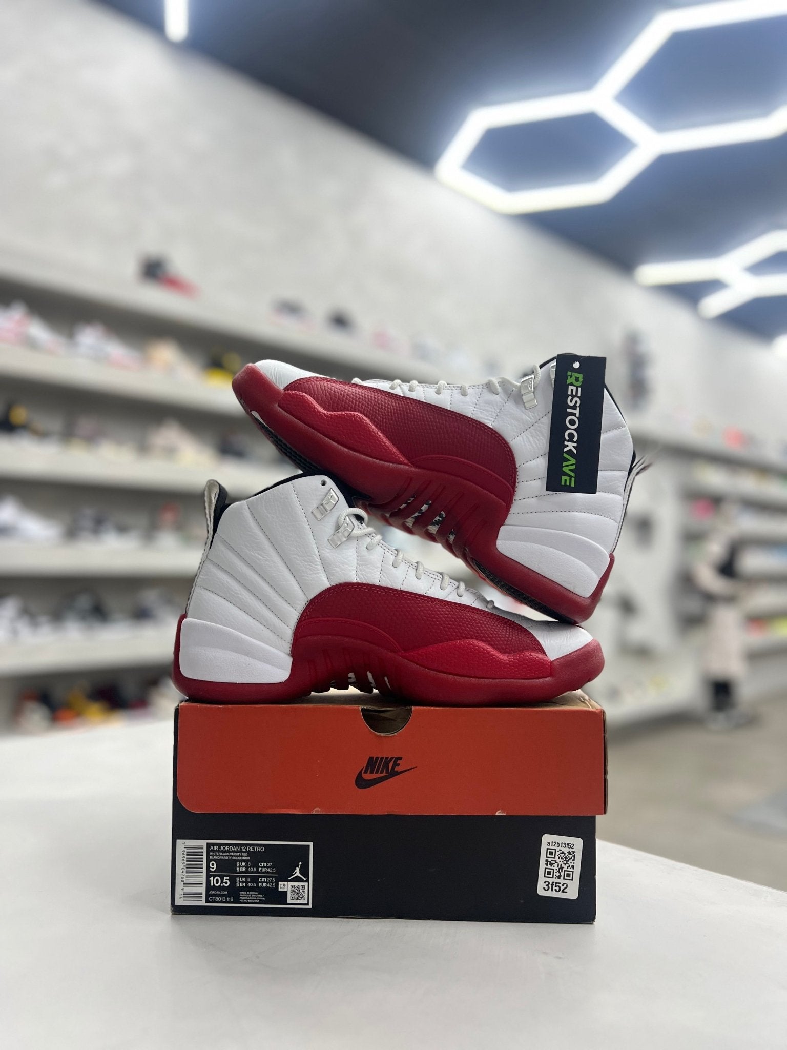 Jordan 12 Retro Cherry Sz 9 (PREOWNED) - Restock AveJordan 12 Retro Cherry Sz 9 (PREOWNED)Restock AveRestock Ave9Restock Ave