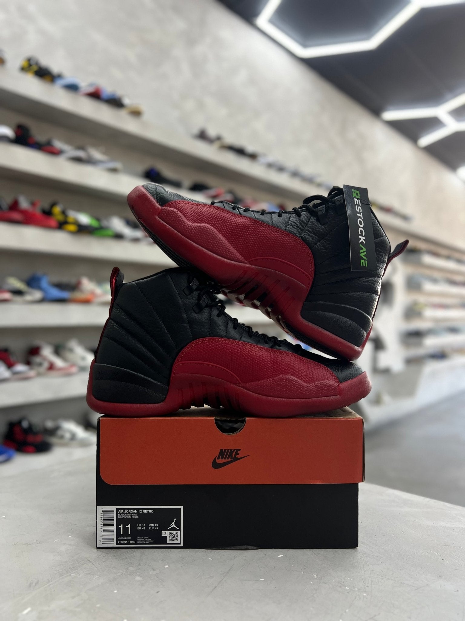 Jordan 12 Retro Flu Game Sz 11 (PREOWNED) - Restock AveJordan 12 Retro Flu Game Sz 11 (PREOWNED)Restock AveRestock Ave1112719987Restock Ave
