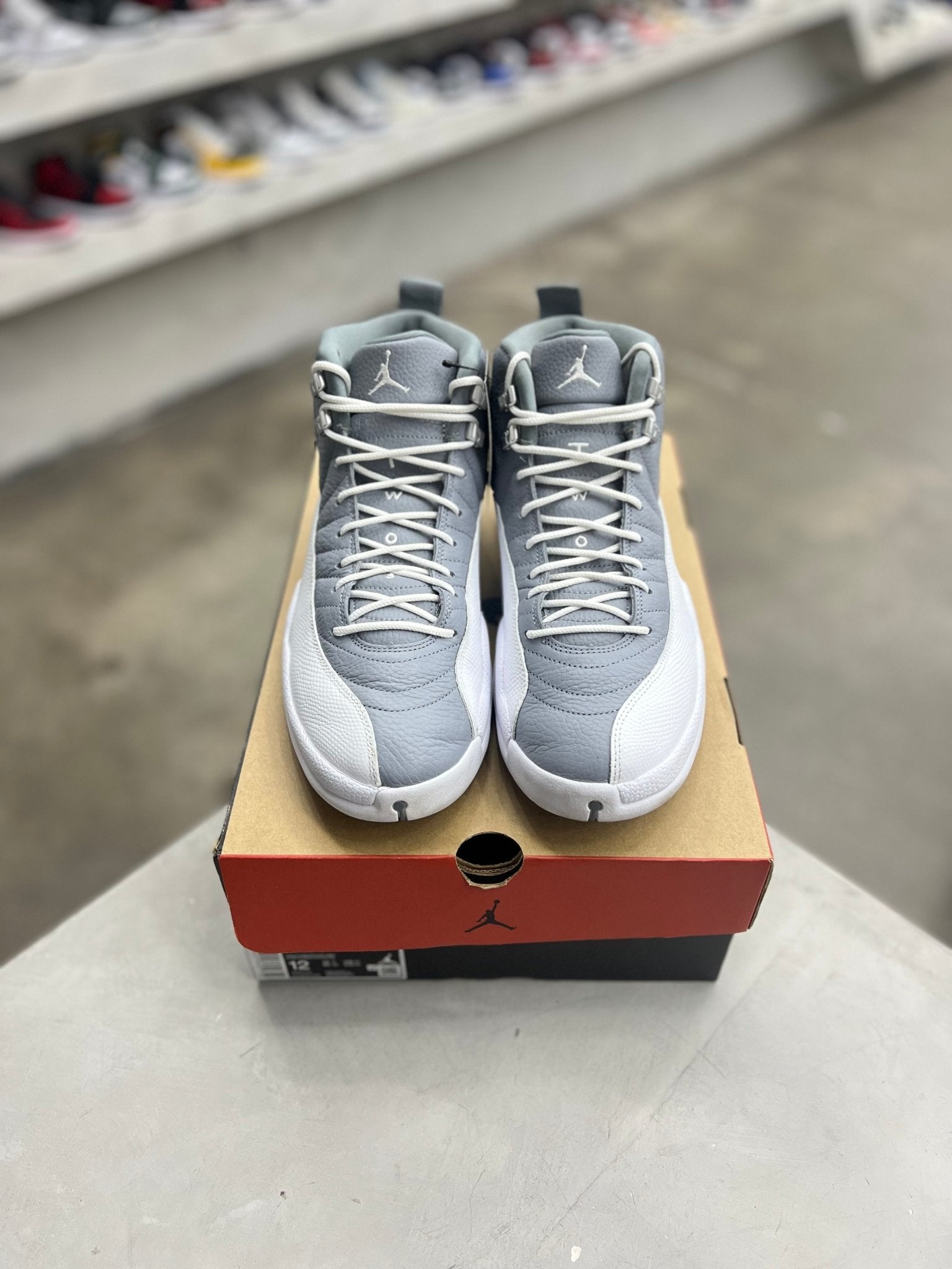 Jordan 12 Retro Stealth Sz 12 (PREOWNED) – Restock Ave