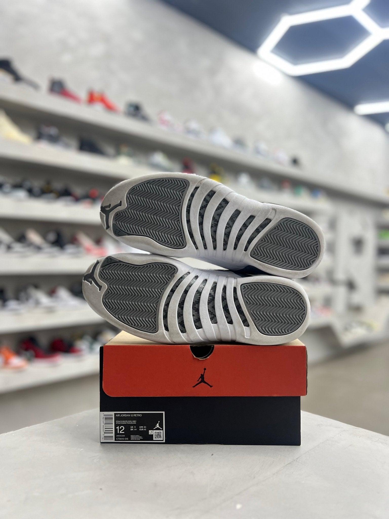 Jordan 12 Retro Stealth Sz 12 (PREOWNED) - Restock AveJordan 12 Retro Stealth Sz 12 (PREOWNED)Restock AveRestock Ave12Restock Ave