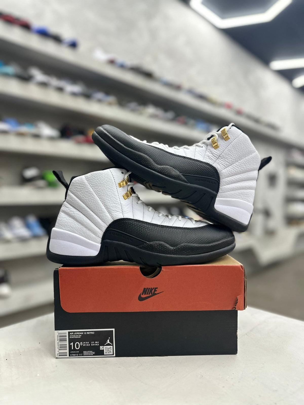 Jordan 12 Retro Taxi Sz 10.5 (PREOWNED) - Restock AveJordan 12 Retro Taxi Sz 10.5 (PREOWNED)Restock AveRestock Ave10.5Restock Ave
