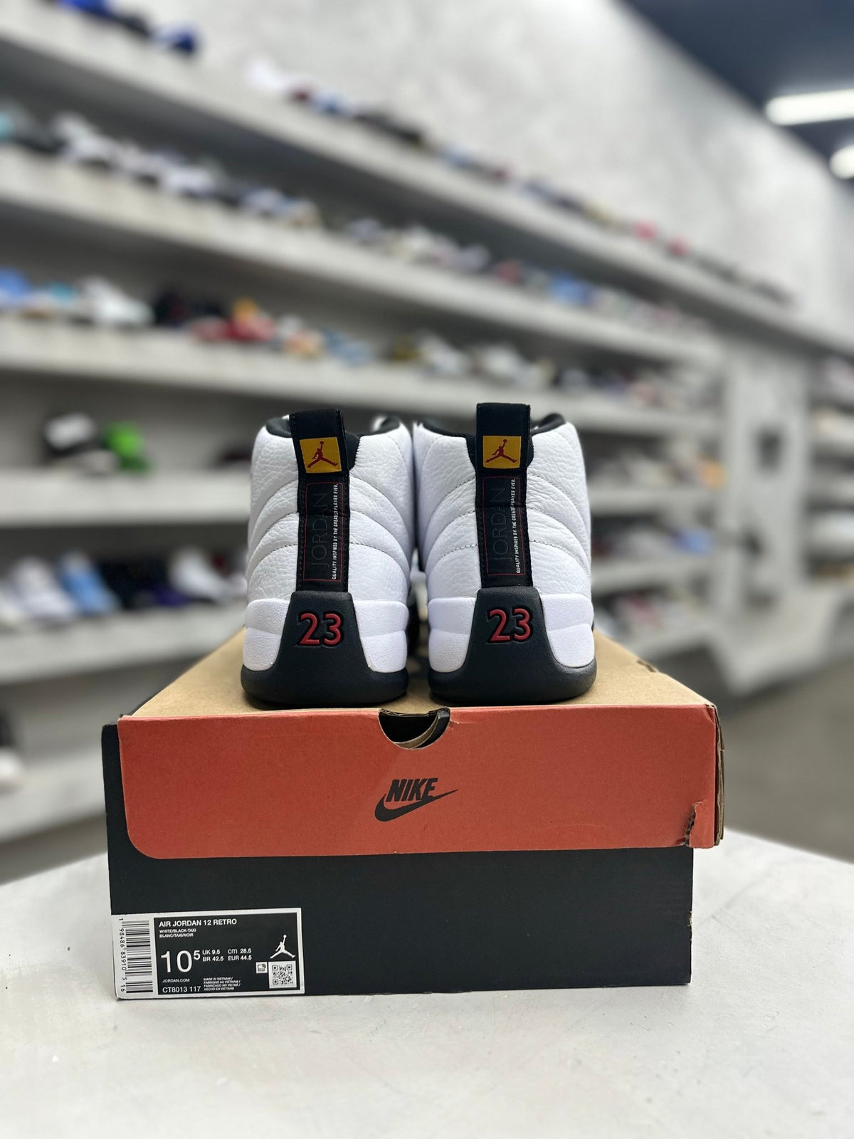 Jordan 12 Retro Taxi Sz 10.5 (PREOWNED) - Restock AveJordan 12 Retro Taxi Sz 10.5 (PREOWNED)Restock AveRestock Ave10.5Restock Ave