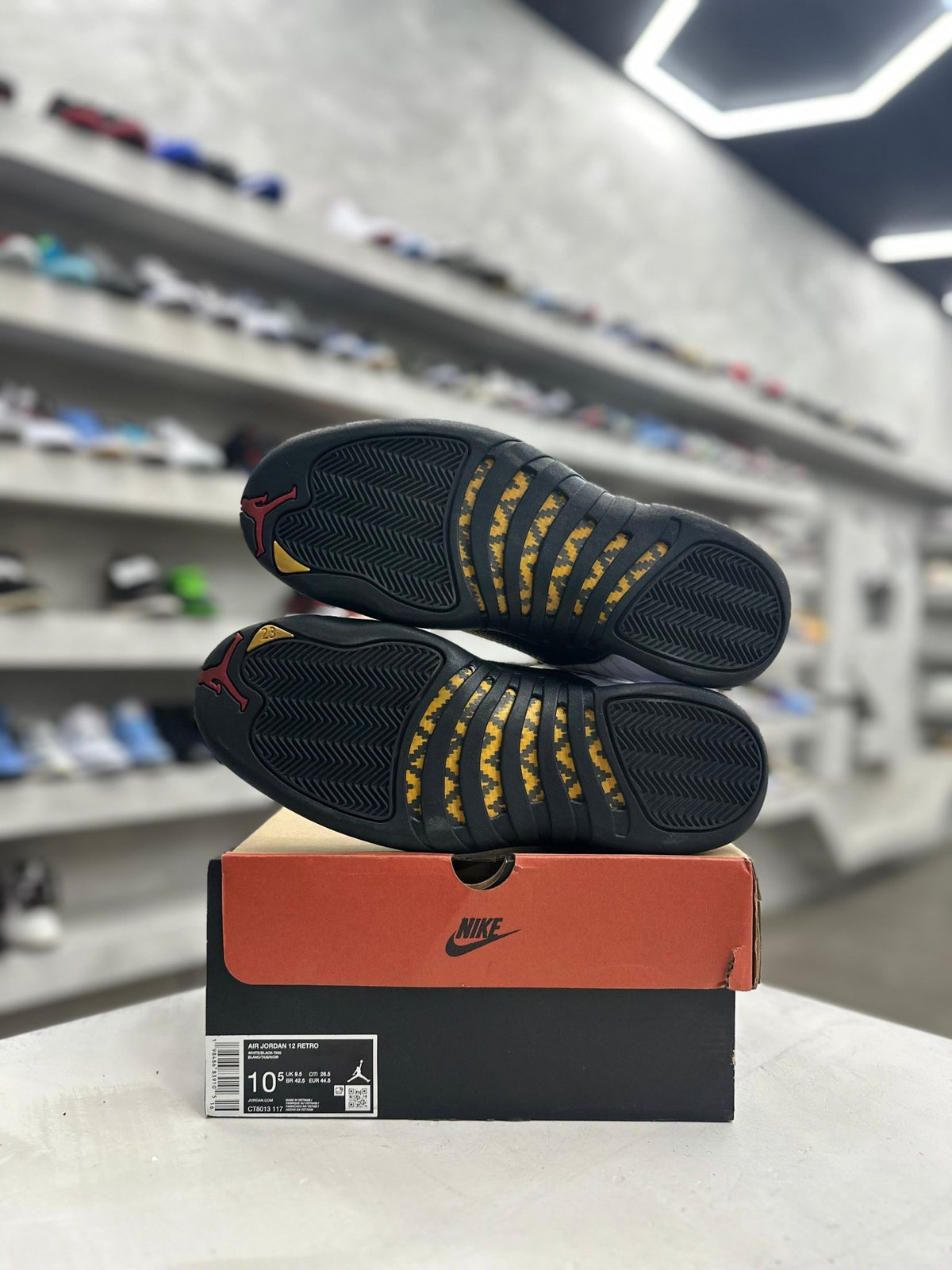 Jordan 12 Retro Taxi Sz 10.5 (PREOWNED) - Restock AveJordan 12 Retro Taxi Sz 10.5 (PREOWNED)Restock AveRestock Ave10.5Restock Ave