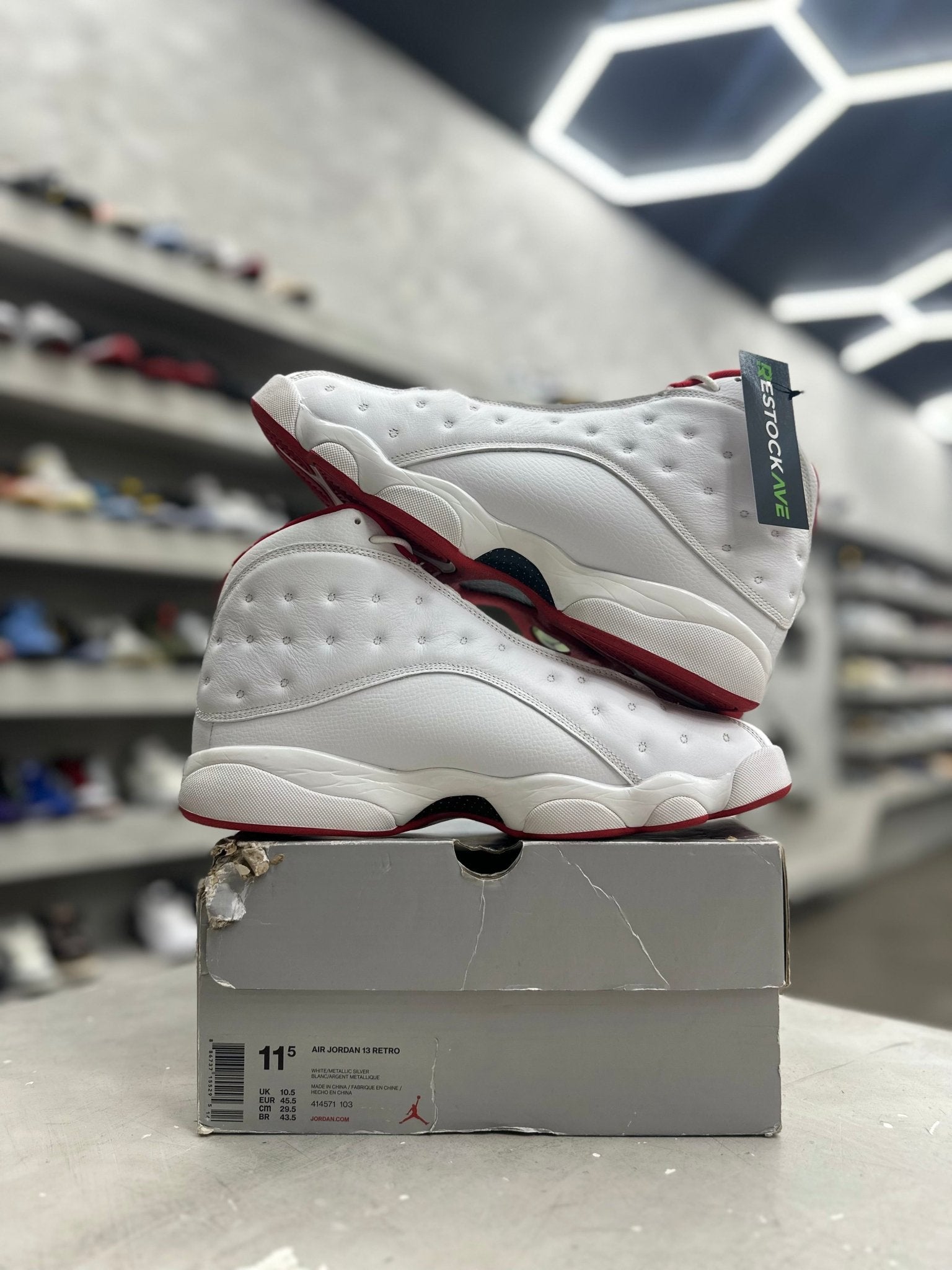 Jordan 13 Retro Alternate History of Flight Sz 11.5 (PREOWNED) - Restock AveJordan 13 Retro Alternate History of Flight Sz 11.5 (PREOWNED)Restock AveRestock Ave11.594509683Restock Ave