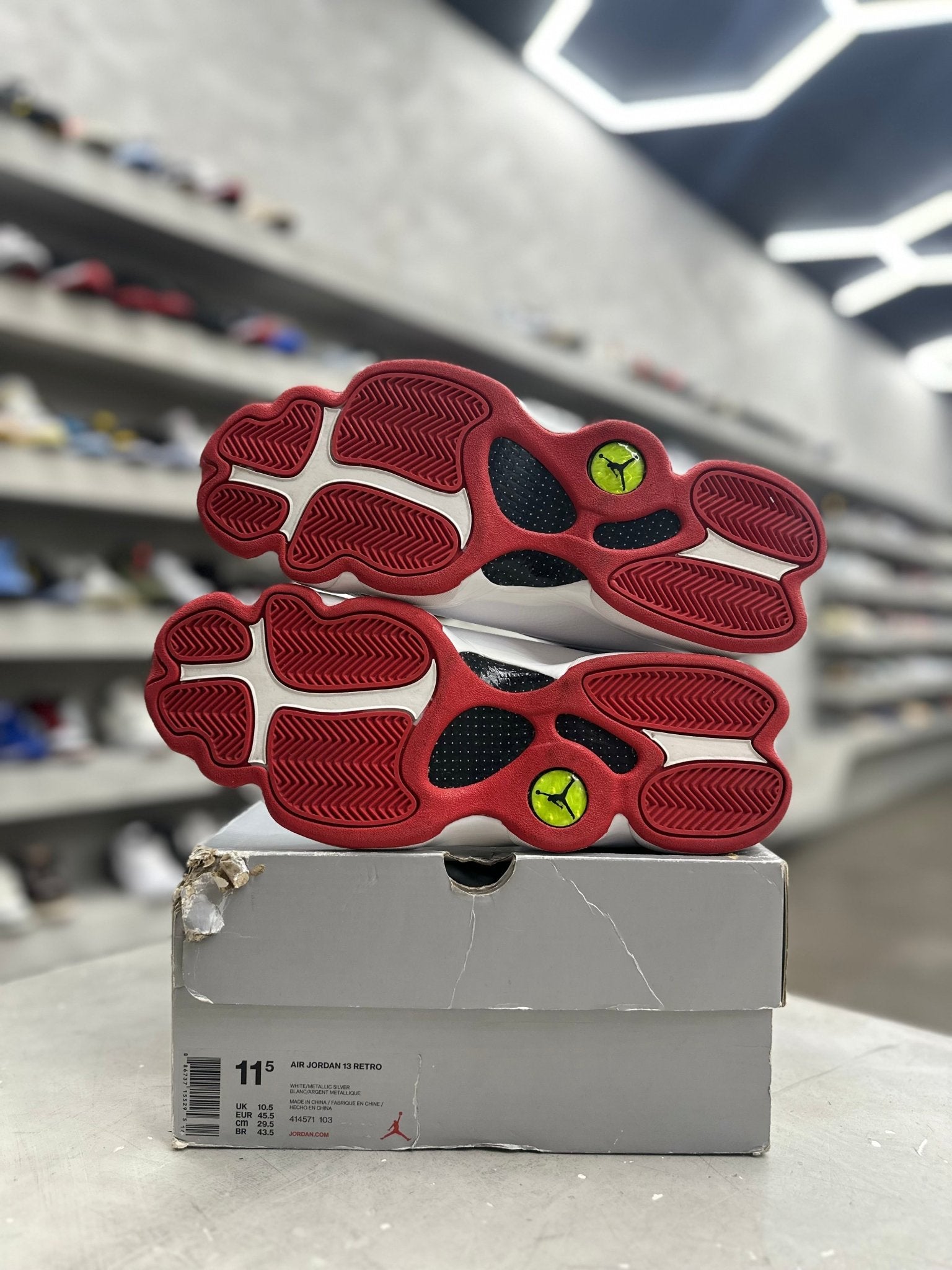 Jordan 13 Retro Alternate History of Flight Sz 11.5 (PREOWNED) - Restock AveJordan 13 Retro Alternate History of Flight Sz 11.5 (PREOWNED)Restock AveRestock Ave11.594509683Restock Ave