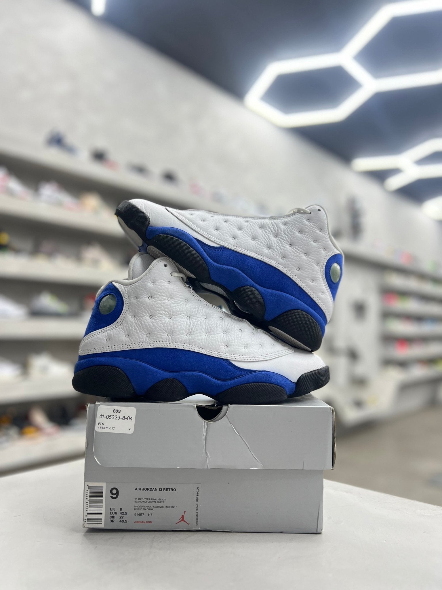 jordan retro 8 white hyper blue