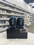 Jordan 14 Retro Black University Blue Sz 10 (PREOWNED) (DAMAGED BOX) - Restock AveJordan 14 Retro Black University Blue Sz 10 (PREOWNED) (DAMAGED BOX)Restock AveRestock Ave10Restock Ave