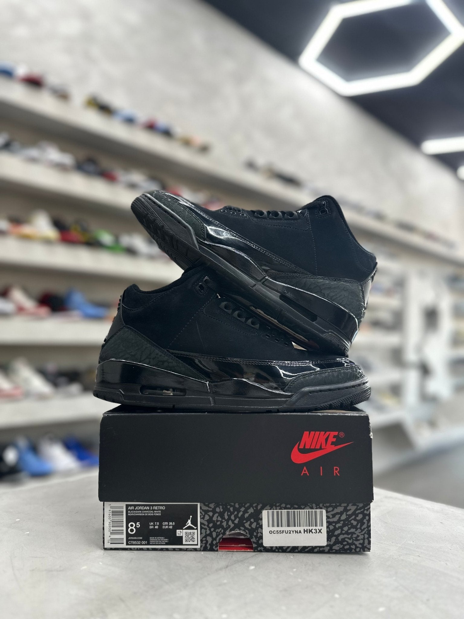Jordan 3 Retro Black Cat Sz 8.5 (PREOWNED) - Restock AveJordan 3 Retro Black Cat Sz 8.5 (PREOWNED)Restock AveRestock Ave8.530180723Restock Ave