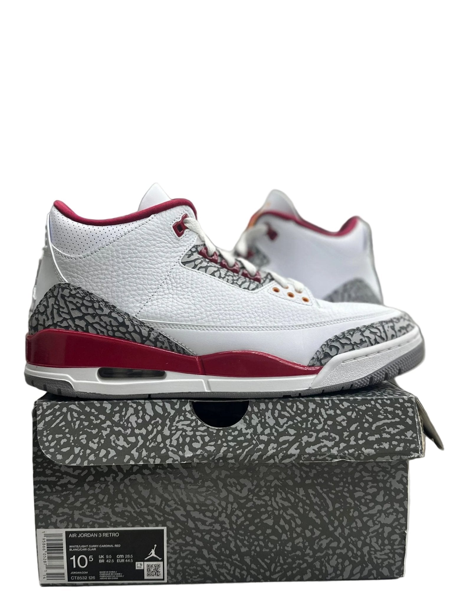 Jordan 3 Retro Cardinal Red Sz 10.5 (PREOWNED) - Restock AveJordan 3 Retro Cardinal Red Sz 10.5 (PREOWNED)Restock AveRestock Ave10.5Restock Ave