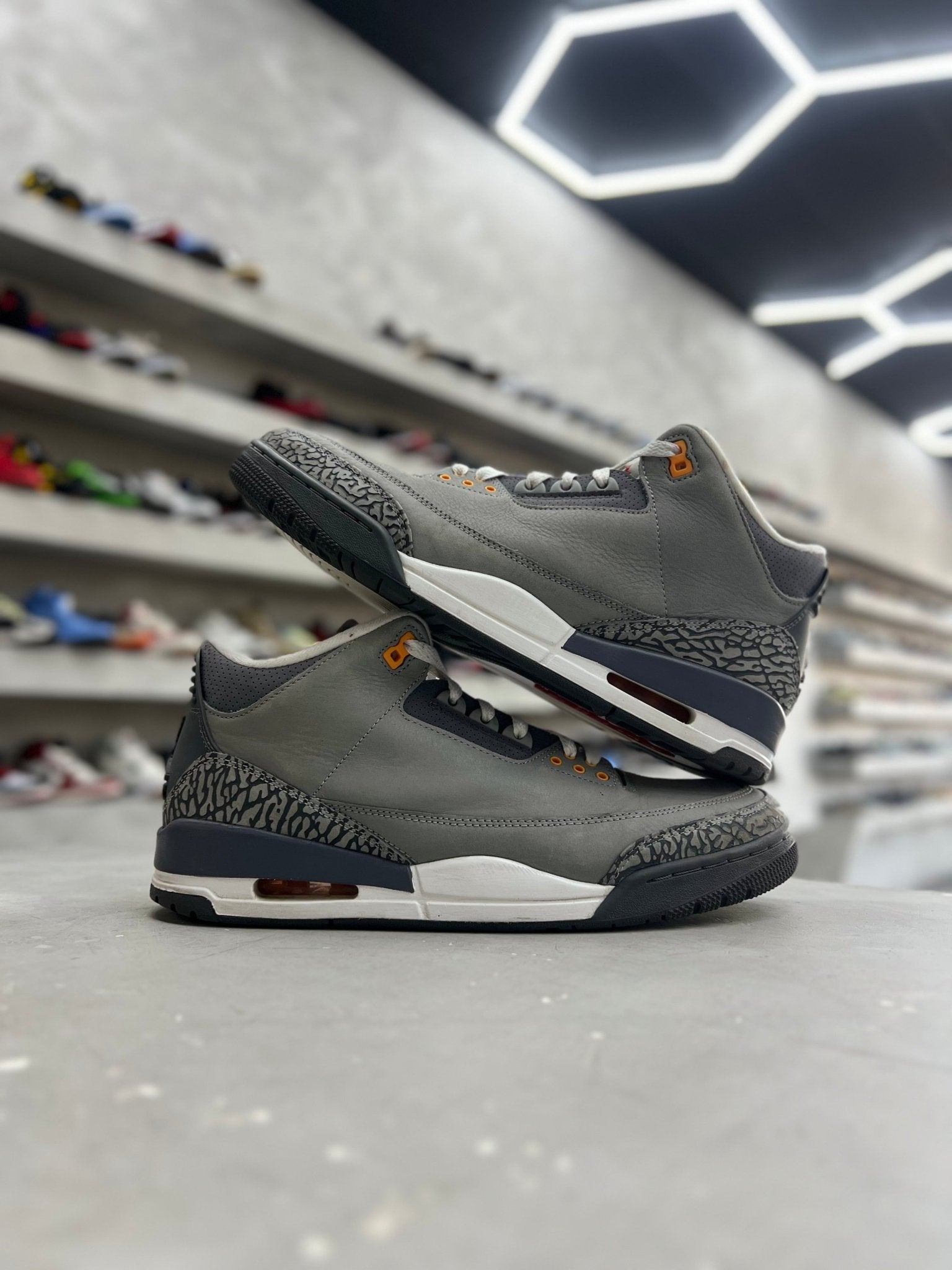 Jordan 3 Retro Cool Grey Sz 11.5 (PREOWNED)(NO BOX) - Restock AveJordan 3 Retro Cool Grey Sz 11.5 (PREOWNED)(NO BOX)Restock AveRestock Ave11.5Restock Ave