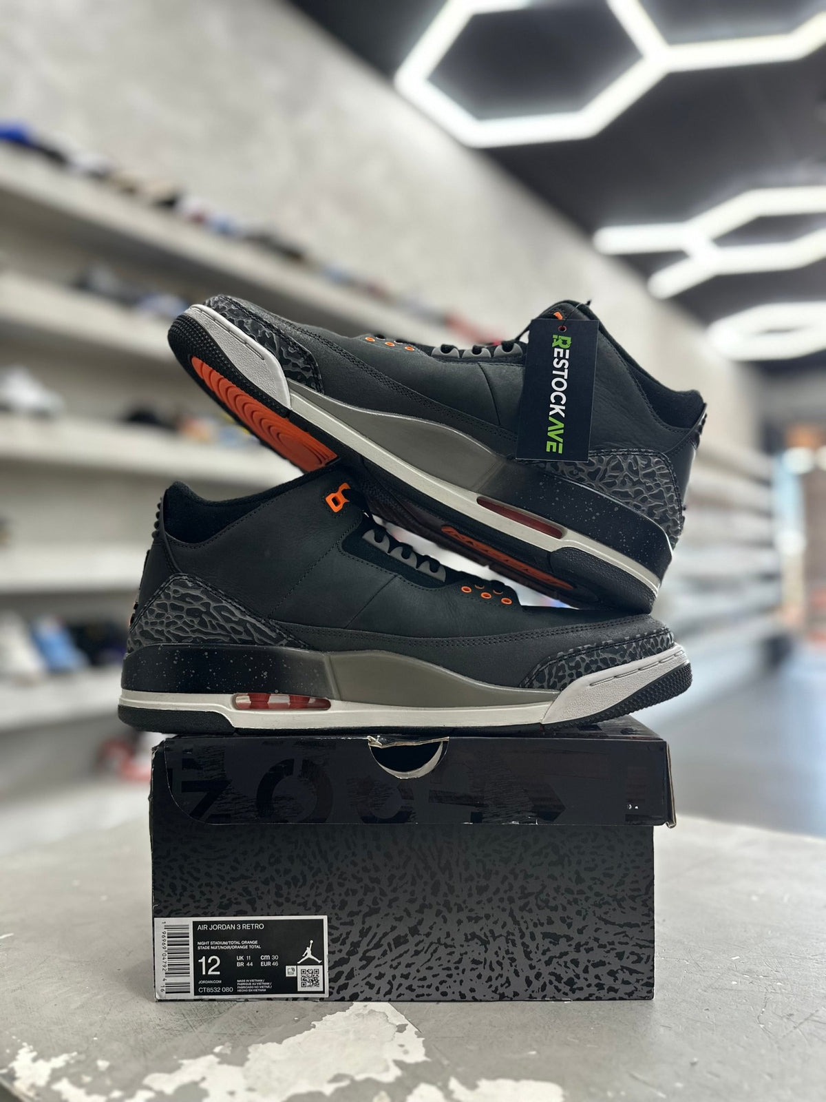 Jordan 3 Retro Fear Pack Sz 12 (PREOWNED) - Restock AveJordan 3 Retro Fear Pack Sz 12 (PREOWNED)Restock AveRestock Ave12Restock Ave