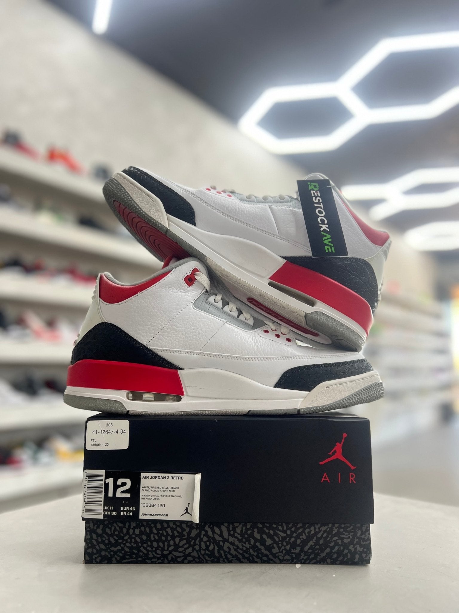 Jordan 3 Retro Fire Red Sz 12 (PREOWNED) - Restock AveJordan 3 Retro Fire Red Sz 12 (PREOWNED)Restock AveRestock Ave1242663283Restock Ave