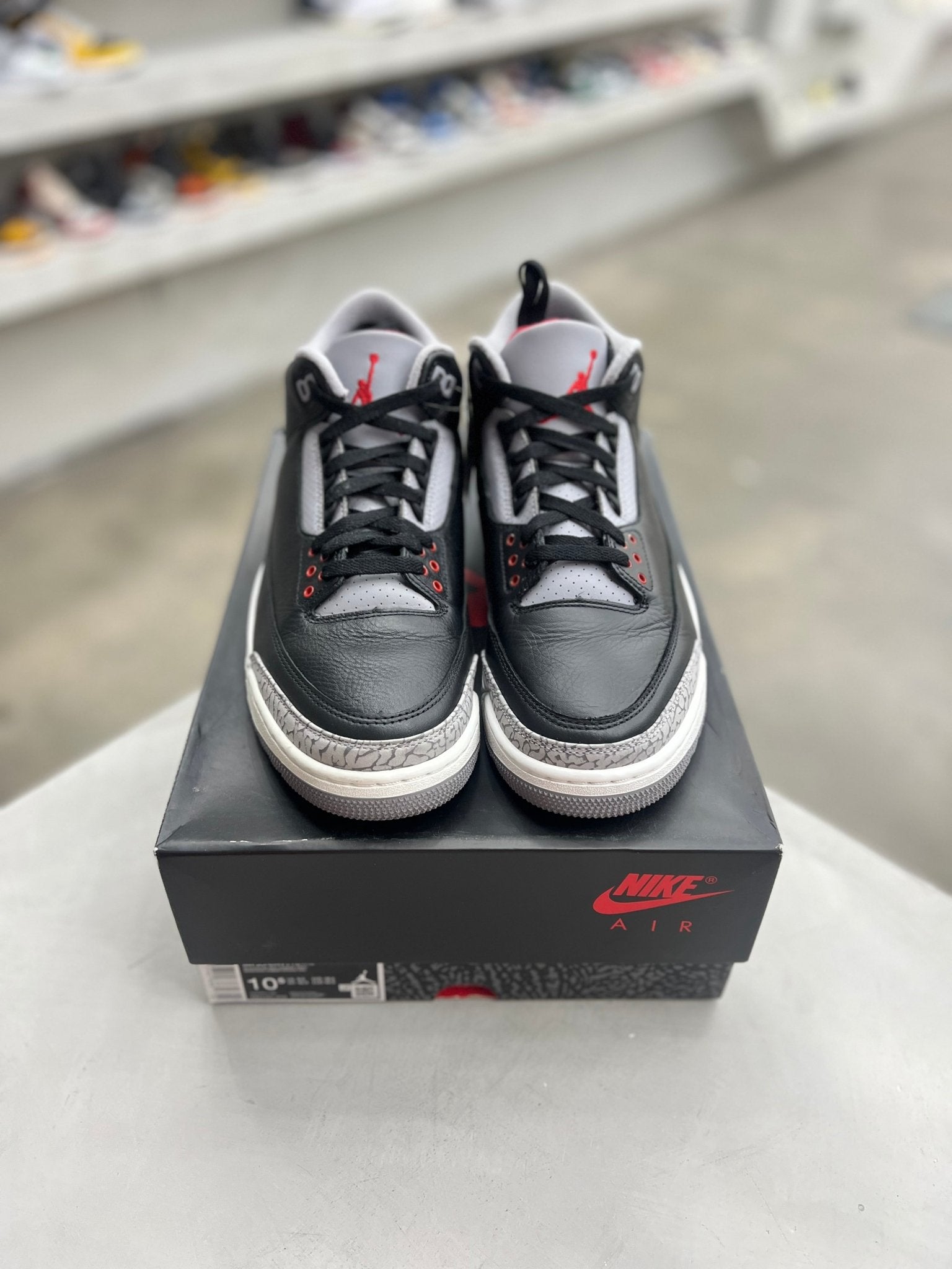 Jordan 3 Retro OG Black Cement Sz 10.5 (PREOWNED) - Restock AveJordan 3 Retro OG Black Cement Sz 10.5 (PREOWNED)Restock AveRestock Ave10.5Restock Ave