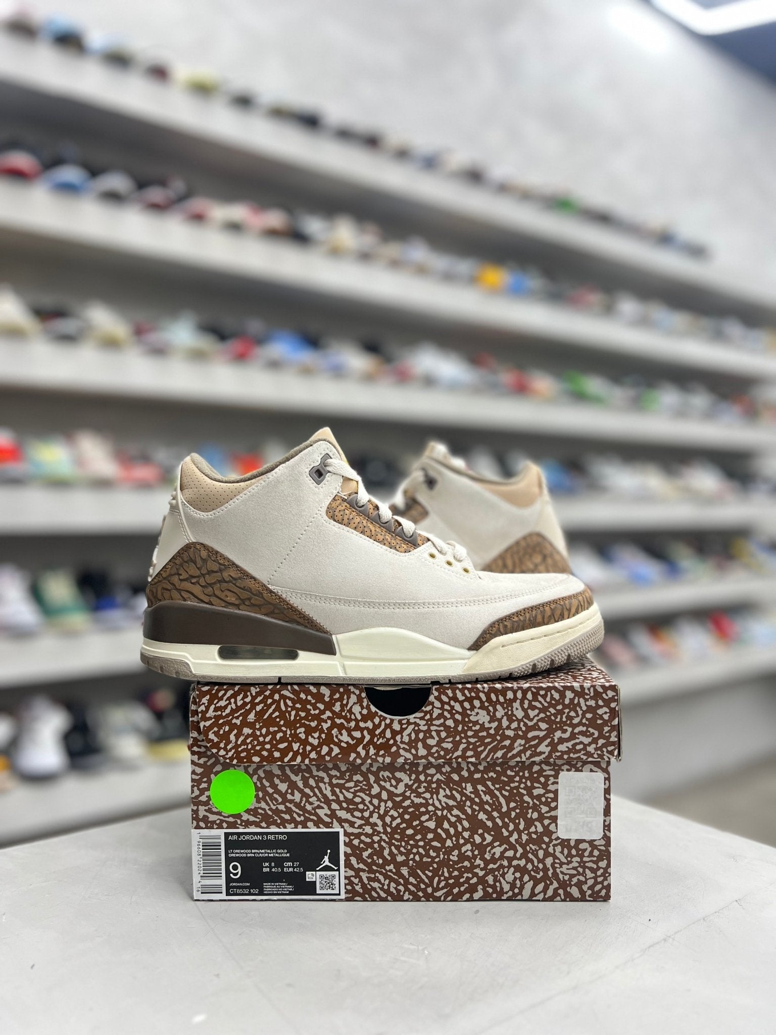 Jordan 3 Retro Palomino Sz 9 (PREOWNED) - Restock AveJordan 3 Retro Palomino Sz 9 (PREOWNED)Restock AveRestock Ave995232115Restock Ave