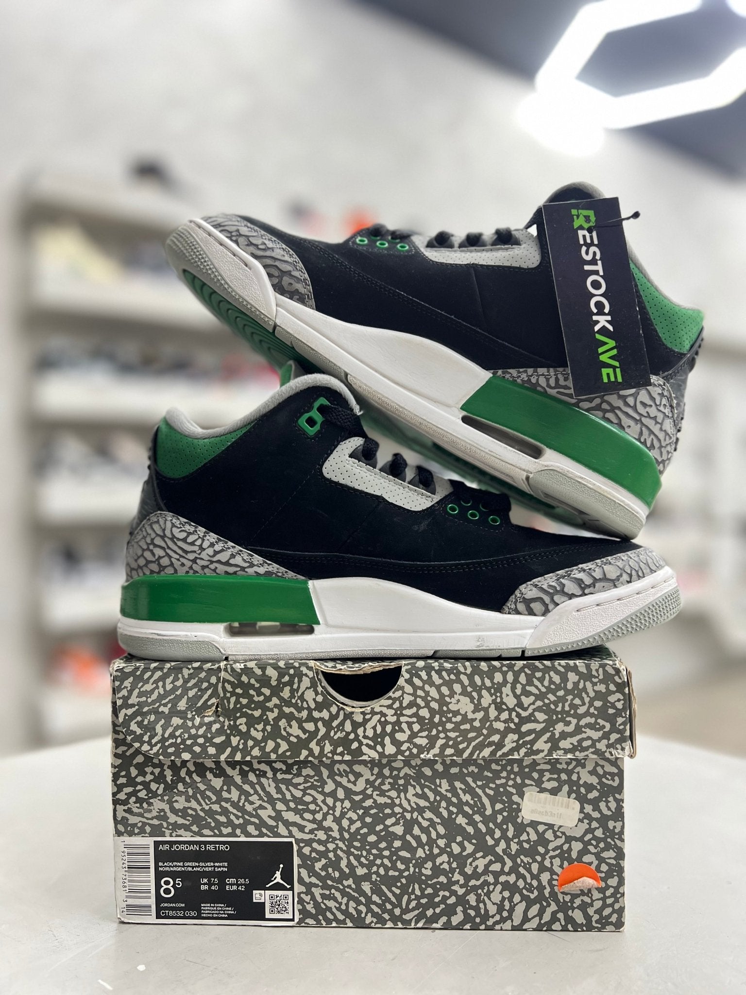jordan retro 3 in stock
