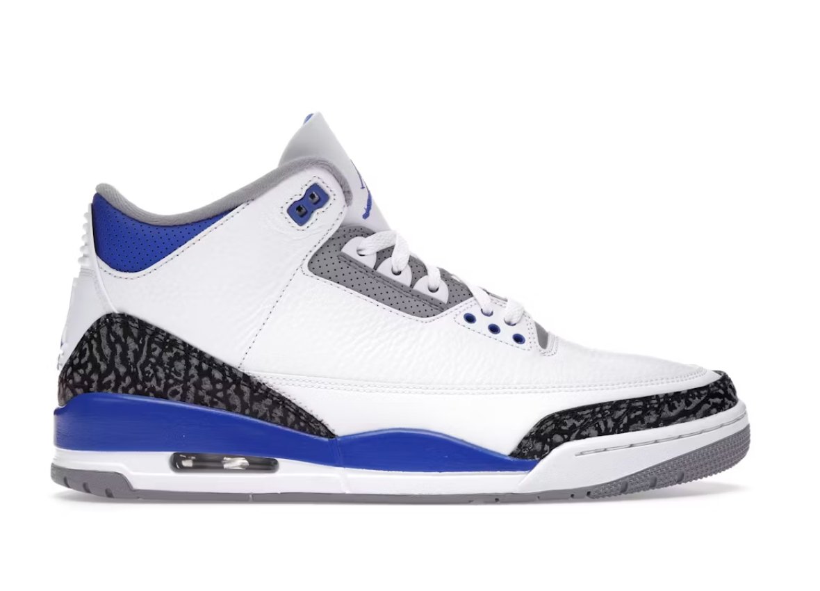 Jordan 3 Retro Racer Blue - Restock AveJordan 3 Retro Racer BlueRestock Averestock Ave9restock Ave