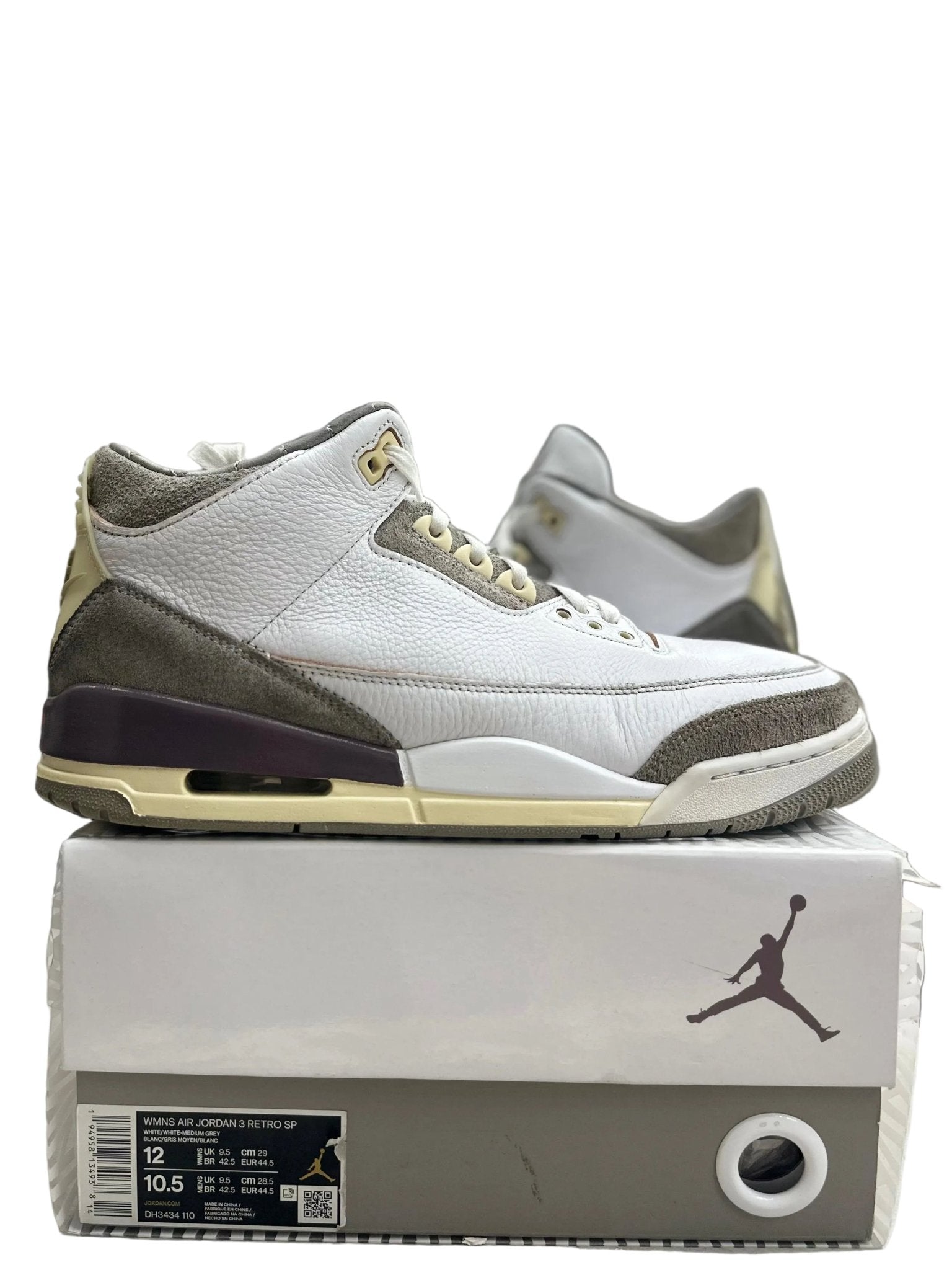 Jordan 3 Retro SP A Ma Maniére Sz w12/10.5 (PREOWNED) - Restock AveJordan 3 Retro SP A Ma Maniére Sz w12/10.5 (PREOWNED)Restock AveRestock Avew12/10.5menRestock Ave