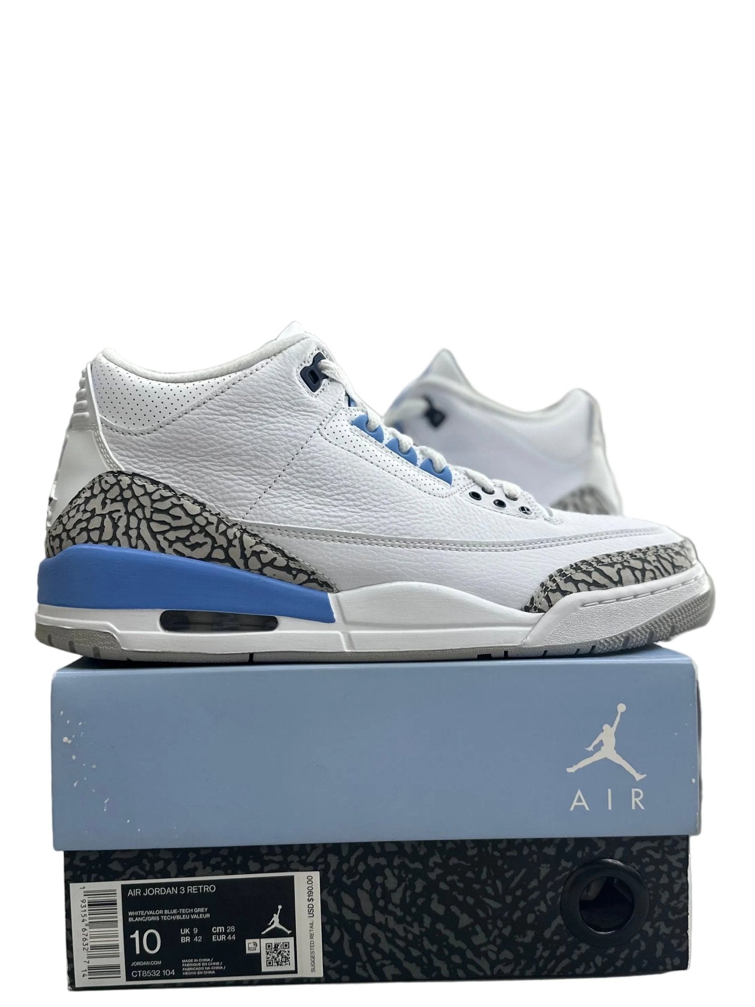 Jordan 3 Retro UNC Sz 10 (PREOWNED) - Restock AveJordan 3 Retro UNC Sz 10 (PREOWNED)Restock AveRestock Ave10Restock Ave