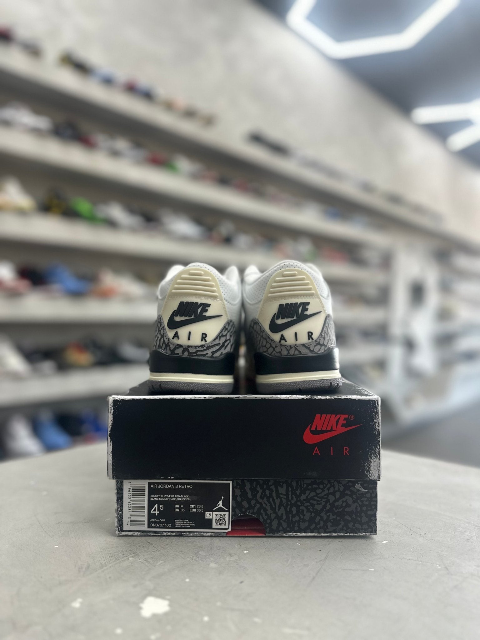 Jordan 3 Retro White Cement Reimagined as 4.5 (PREOWNED) - Restock AveJordan 3 Retro White Cement Reimagined as 4.5 (PREOWNED)Restock AveRestock Ave4.5Restock Ave