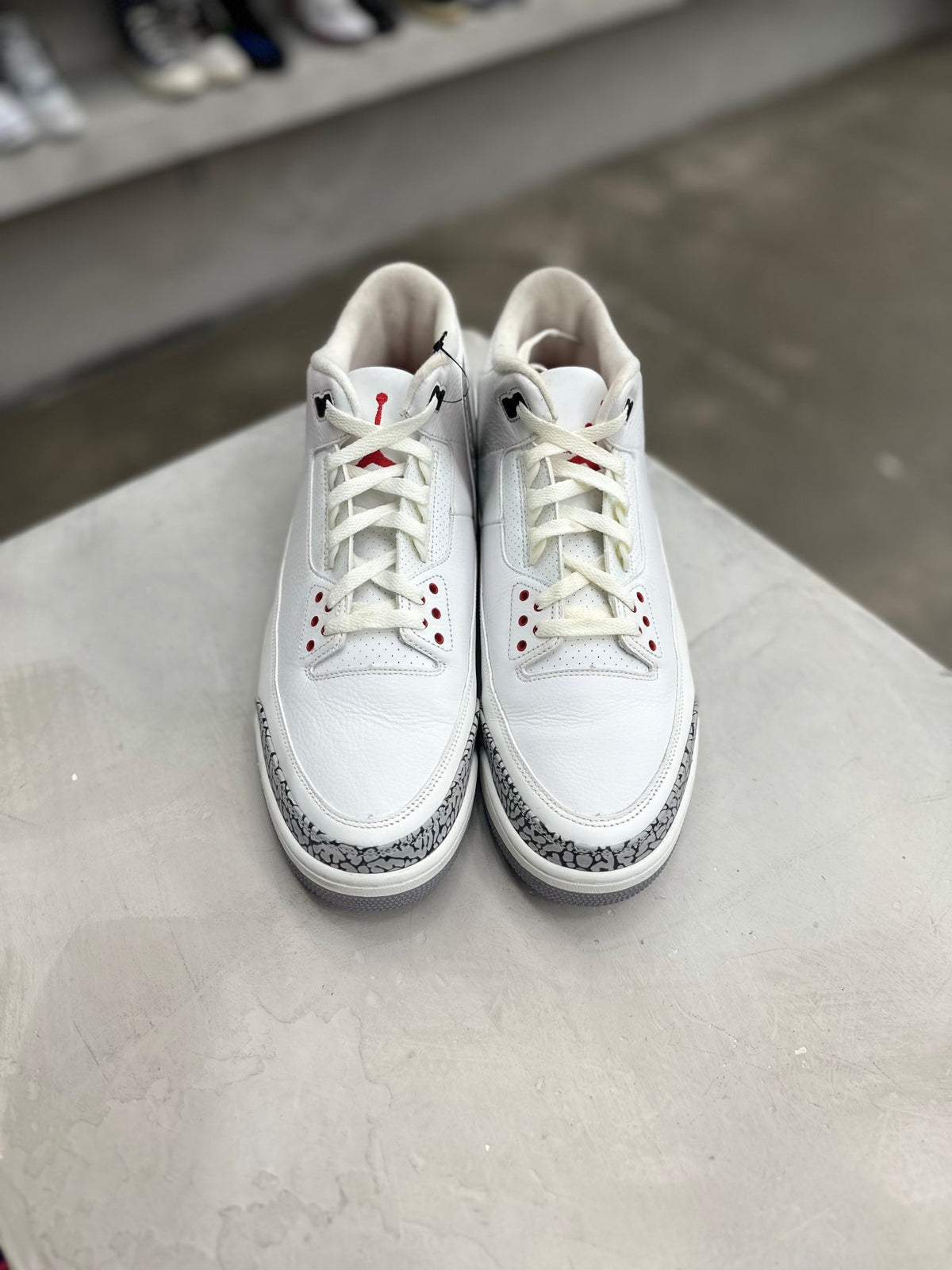Jordan 3 Retro White Cement Reimagined Sz 15 (PREOWNED) (NO BOX) - Restock AveJordan 3 Retro White Cement Reimagined Sz 15 (PREOWNED) (NO BOX)Restock AveRestock Ave15Restock Ave