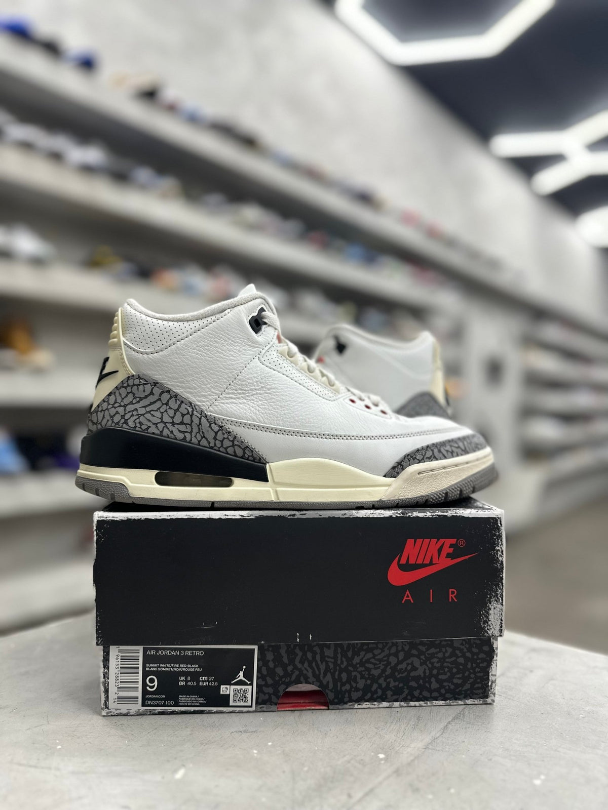 Jordan 3 Retro White Cement Reimagined Sz 9 (PREOWNED) - Restock AveJordan 3 Retro White Cement Reimagined Sz 9 (PREOWNED)Restock AveRestock Ave9Restock Ave